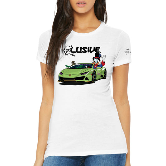 Lambo Scrooge Premium Womens Crewneck T-shirt