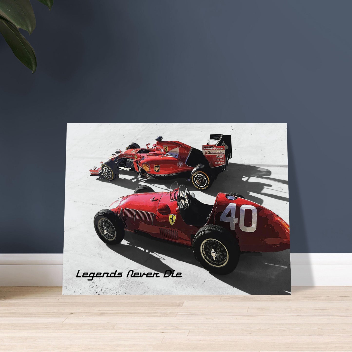 "Legends Never Die" Classic Semi-Glossy Paper Poster