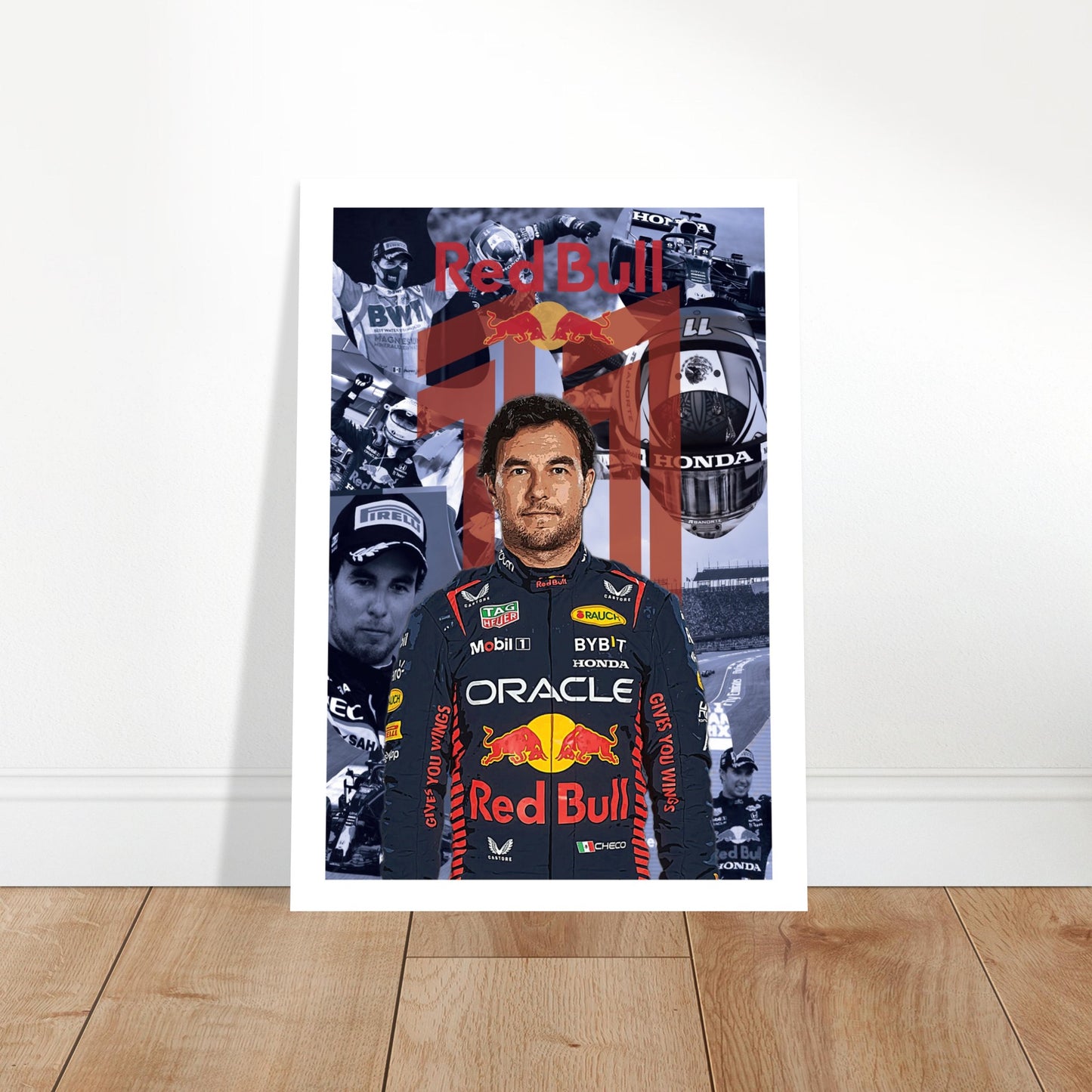 Sergio Perez Custom Classic Semi-Glossy Paper Poster