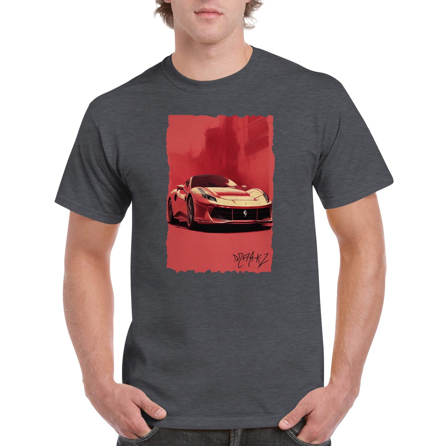 Ferrari in the Heat Heavyweight Unisex Crewneck T-shirt