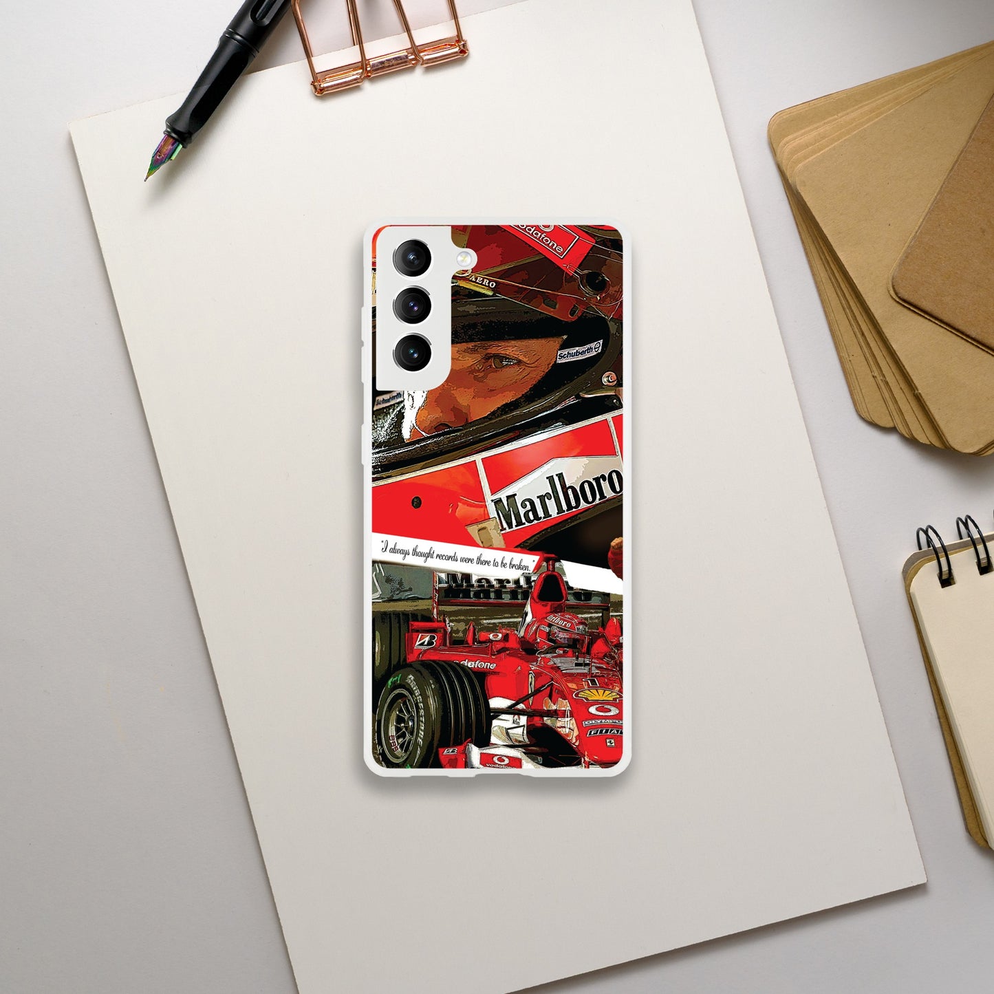 Michael Schumacher Custom Tribute Phone Flexi case