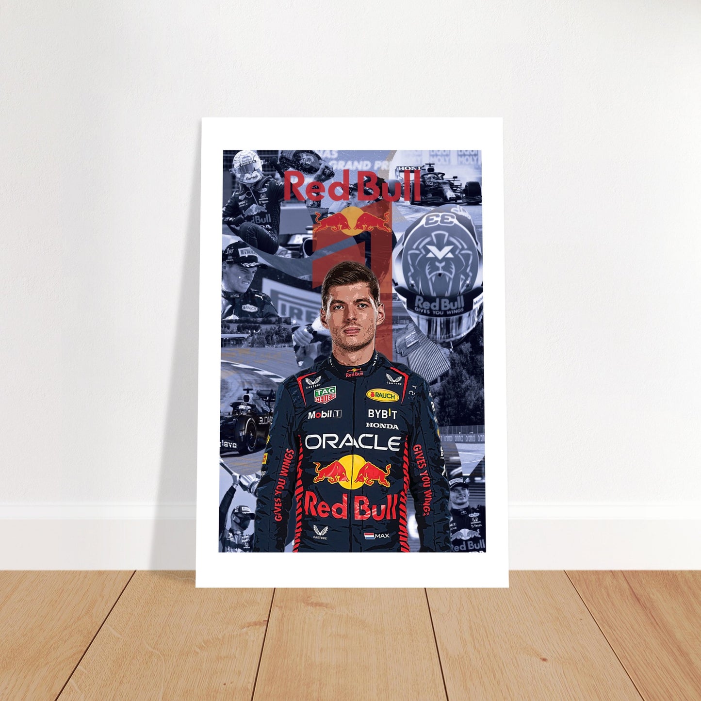 Max Verstappen Custom Premium Semi-Glossy Paper Poster