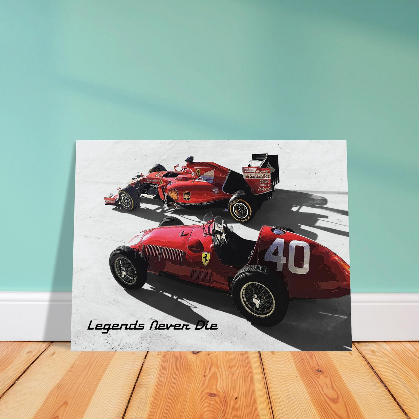 "Legends Never Die" Classic Semi-Glossy Paper Poster