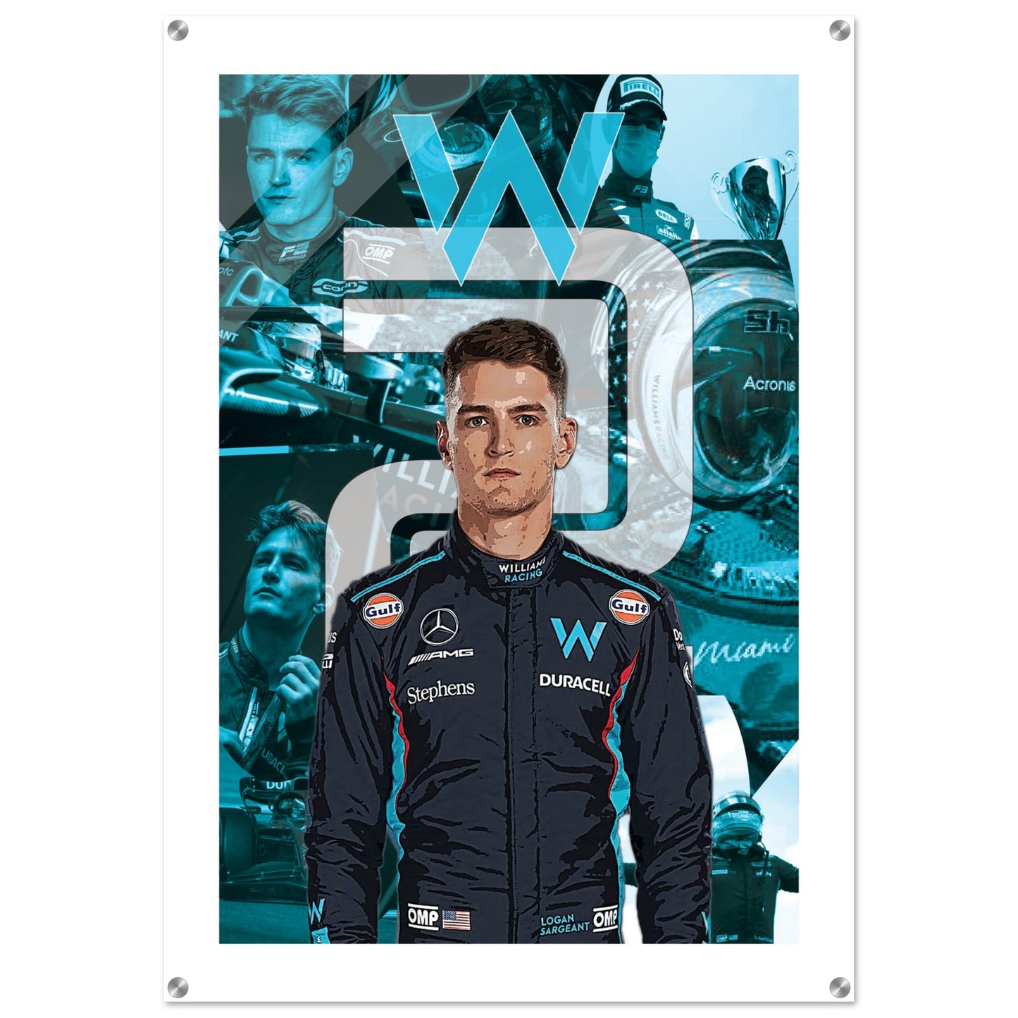 Logan Sargeant Custom Acrylic Print