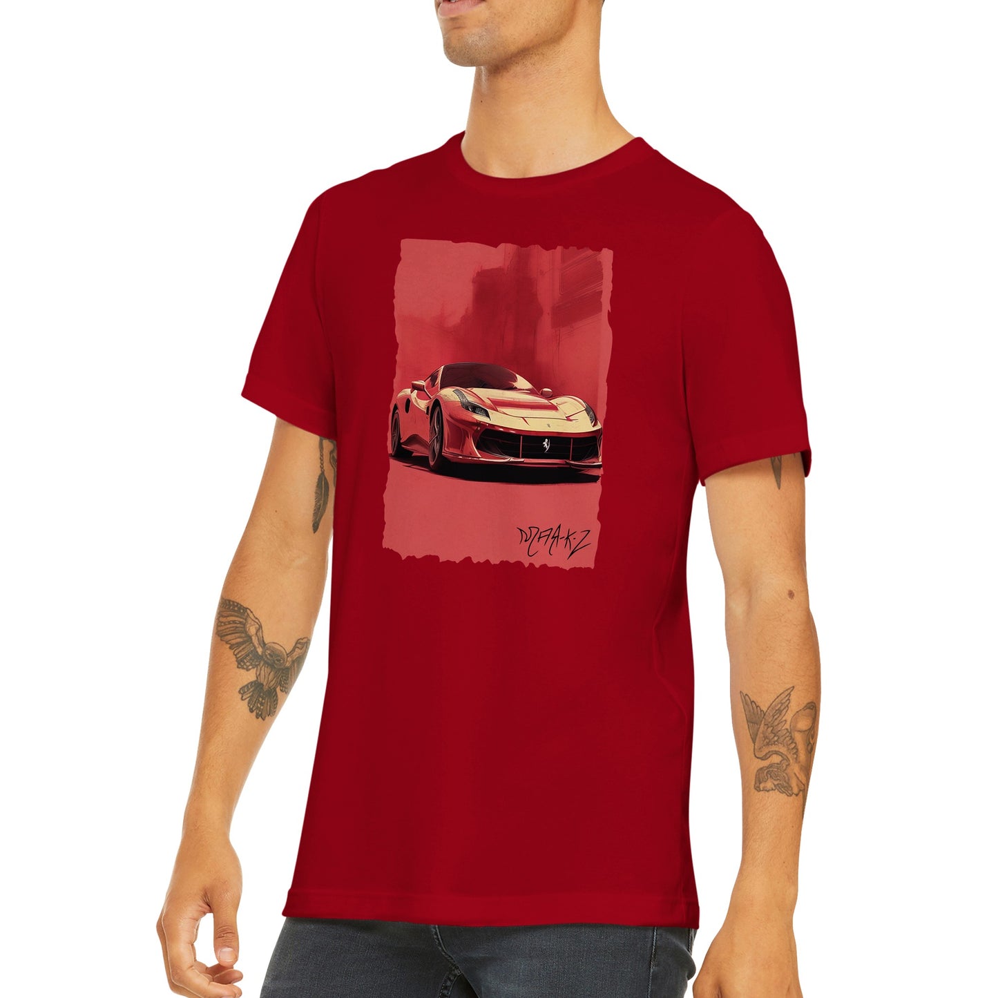 Ferrari in the Heat Premium Unisex Crewneck T-shirt