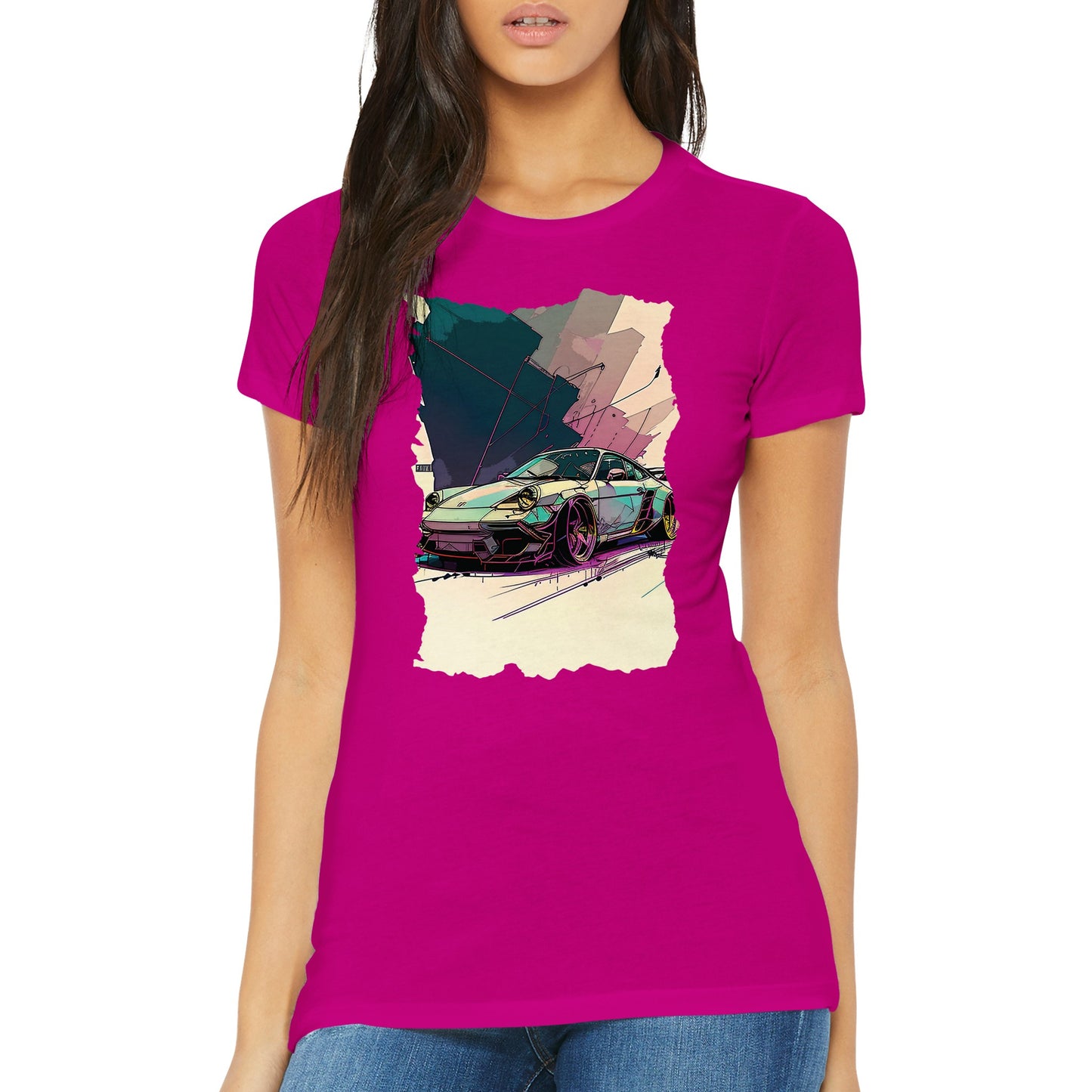 Crusin' 911 Premium Womens Crewneck T-shirt