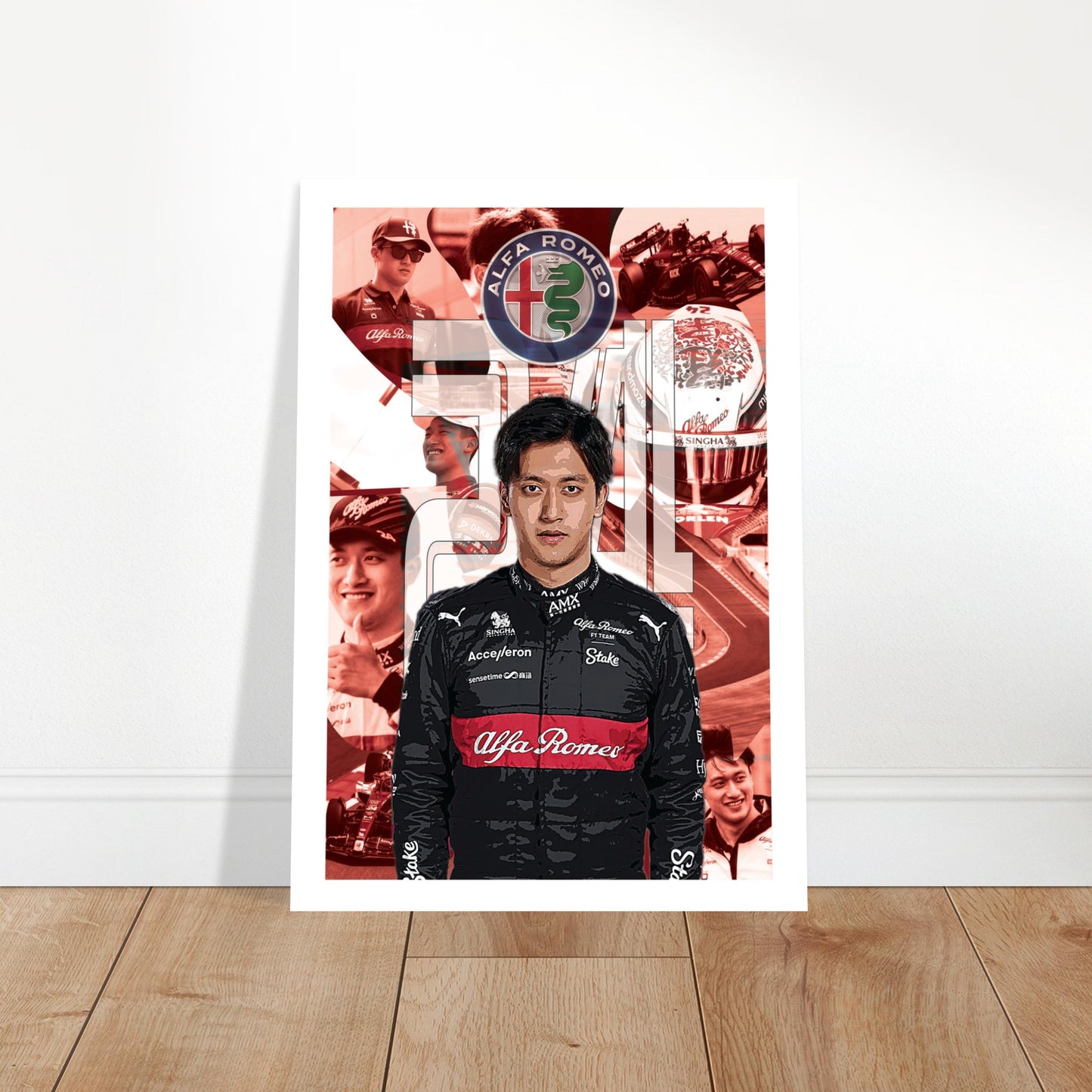 Zhou Guanyu Custom Classic Semi-Glossy Paper Poster