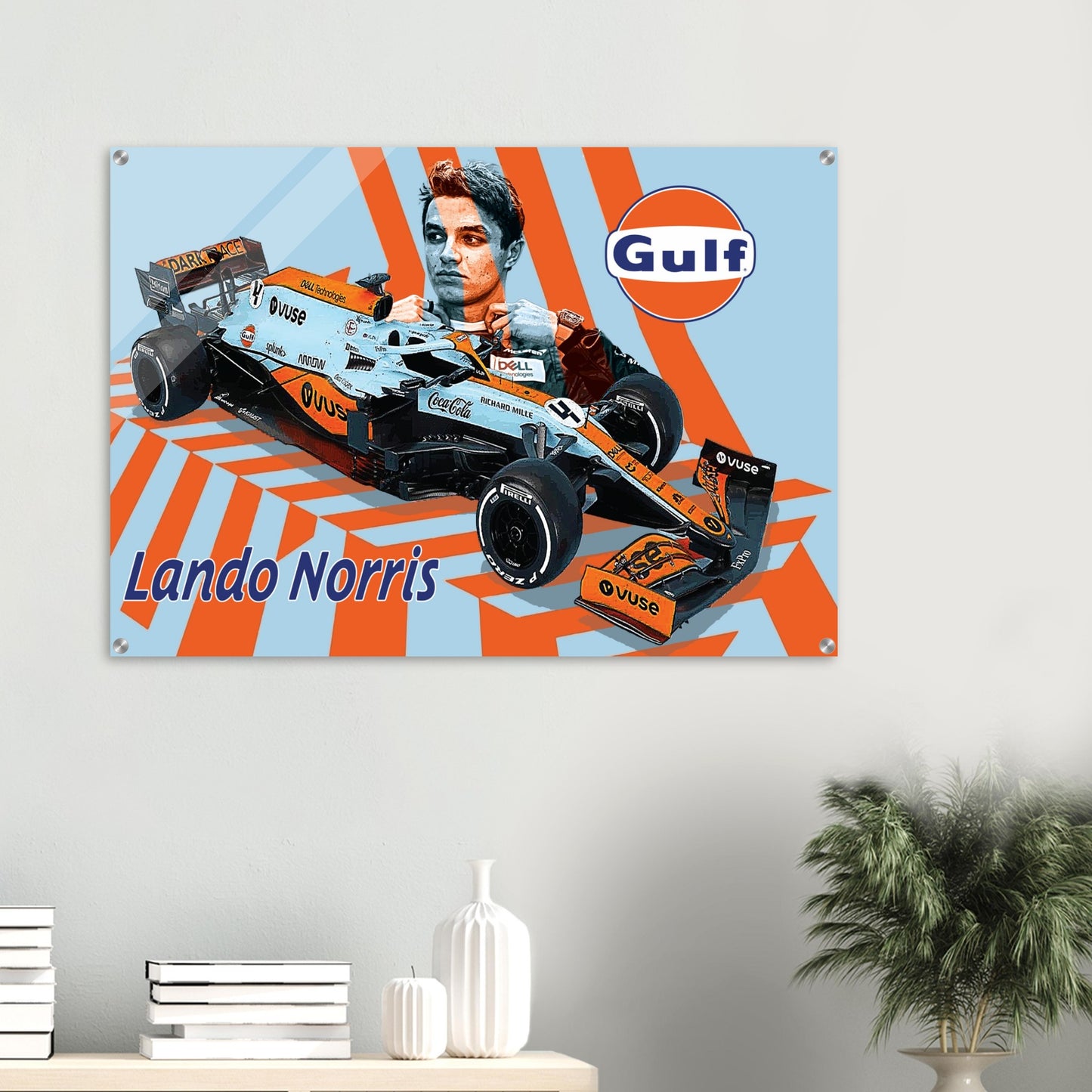 Lando Gulf Tribute Acrylic Print