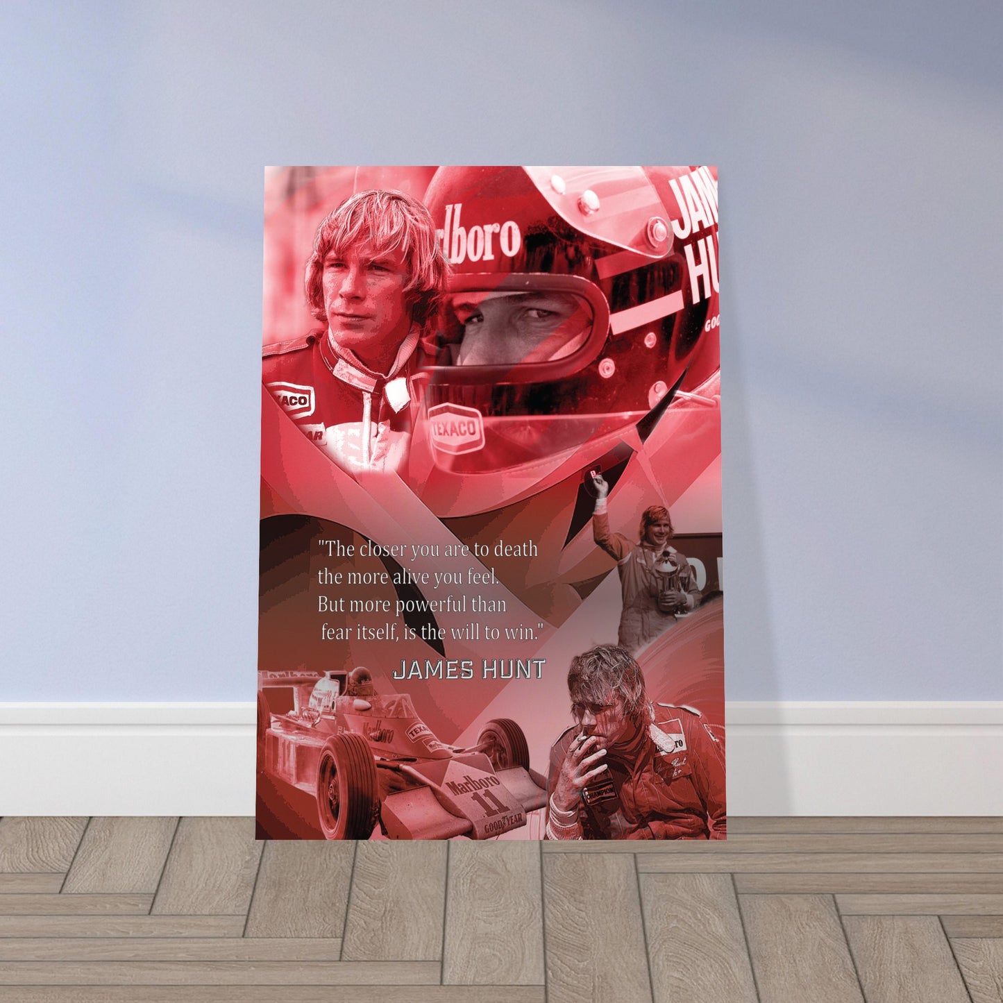 James Hunt Custom Tribute Premium Semi-Glossy Paper Poster