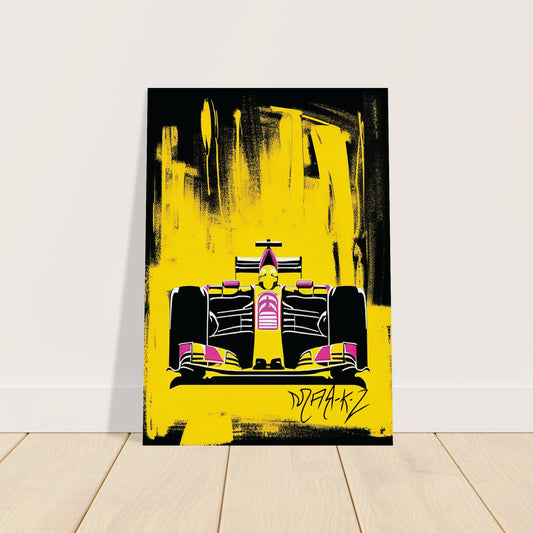 Custom Formula One Museum-Quality Matte Paper Poster