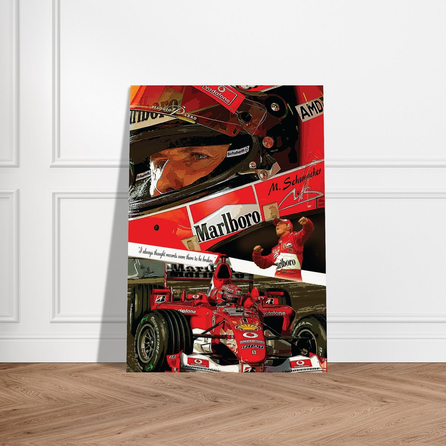 Michael Schumacher Custom Tribute Museum-Quality Matte Paper Poster