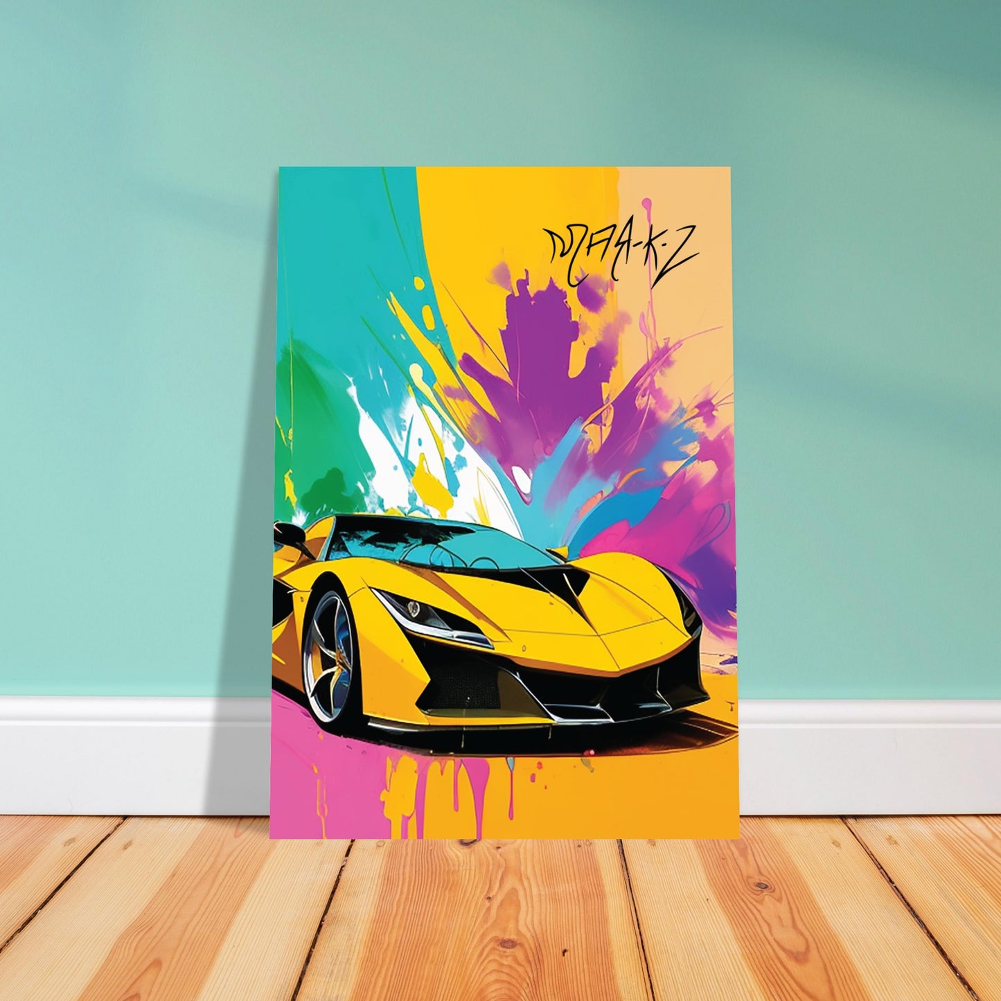 Supercar Delight Premium Semi-Glossy Paper Poster