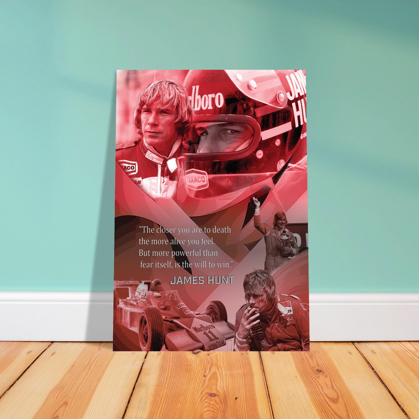 James Hunt Custom Tribute Classic Semi-Glossy Paper Poster