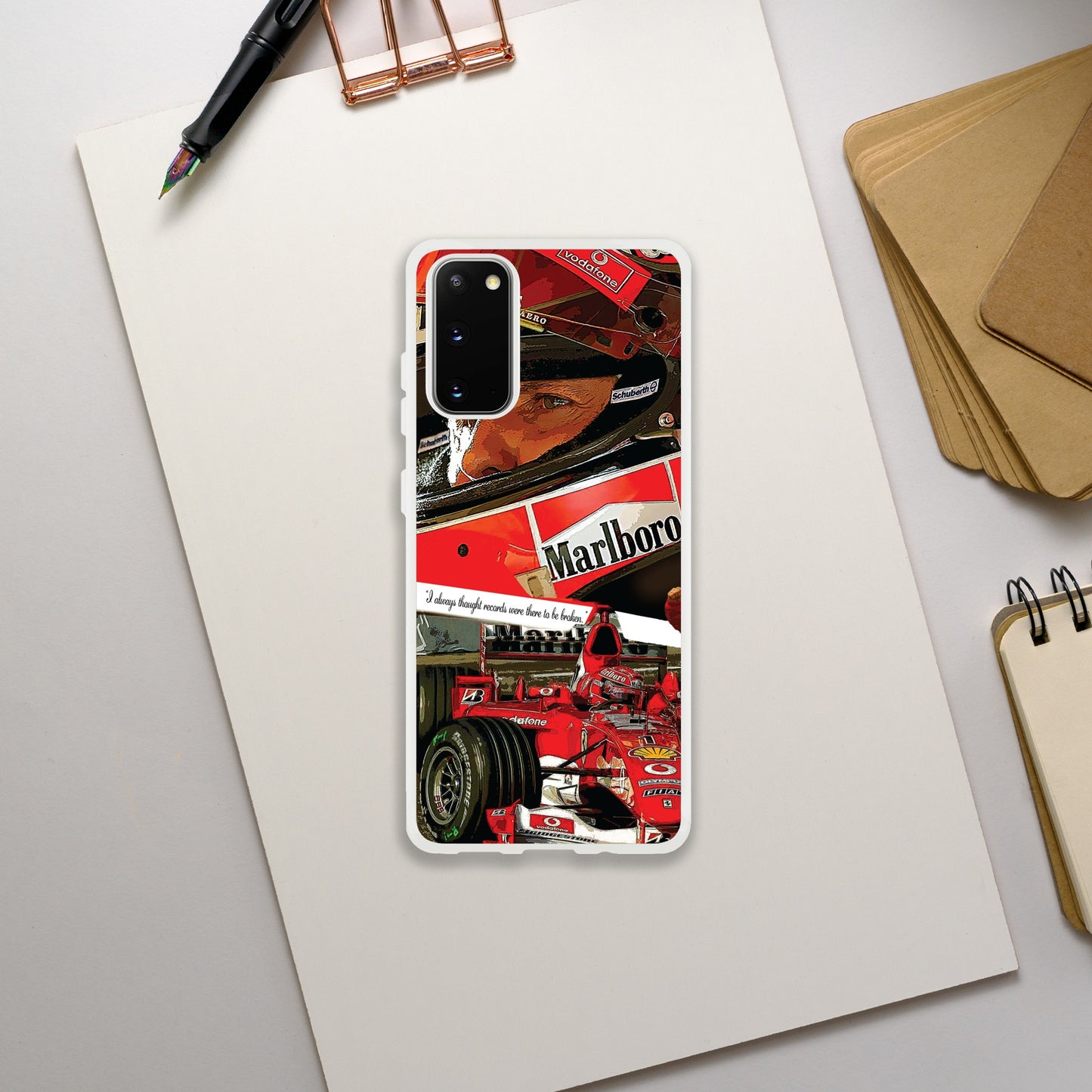 Michael Schumacher Custom Tribute Phone Flexi case