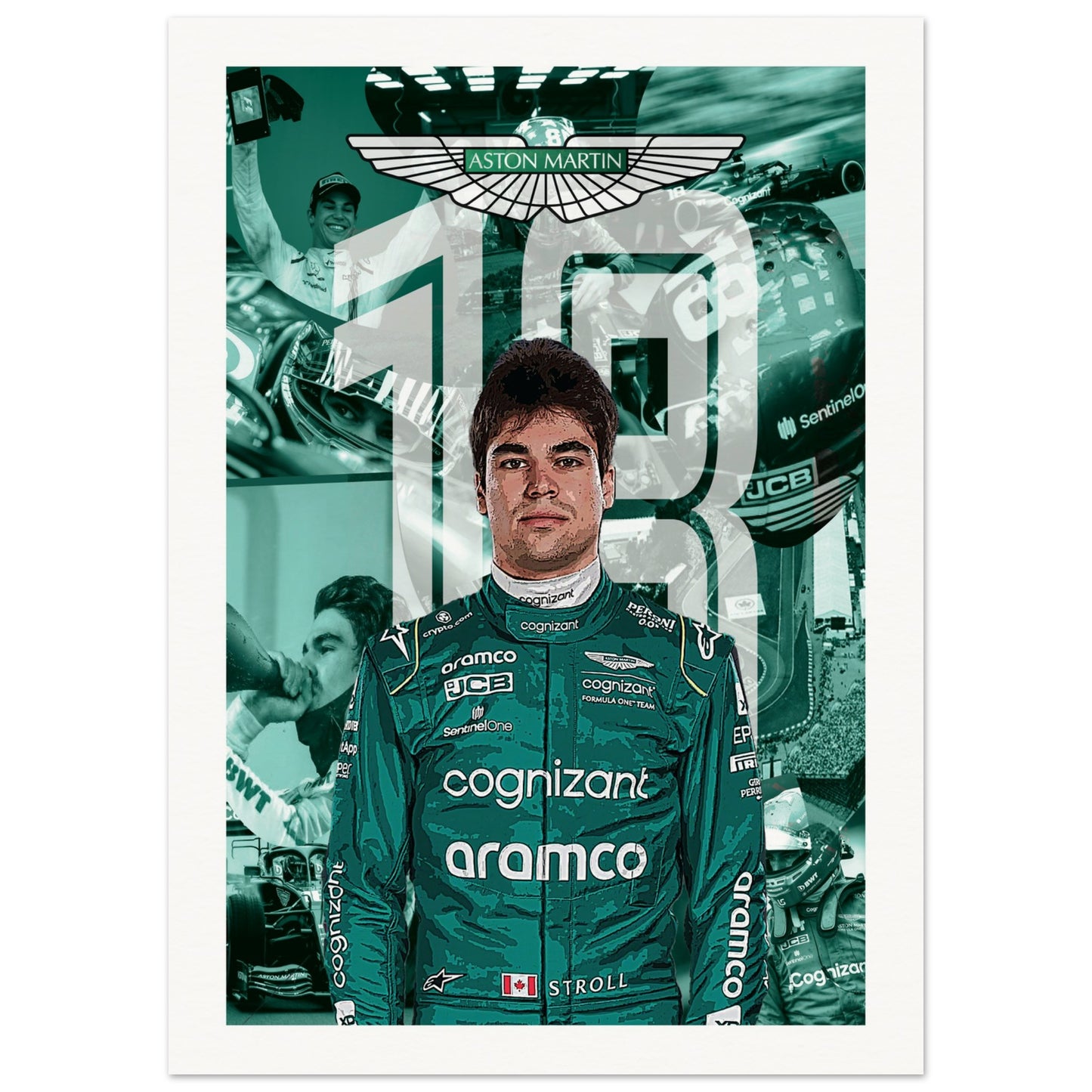 Lance Stroll Custom Museum-Quality Matte Paper Poster