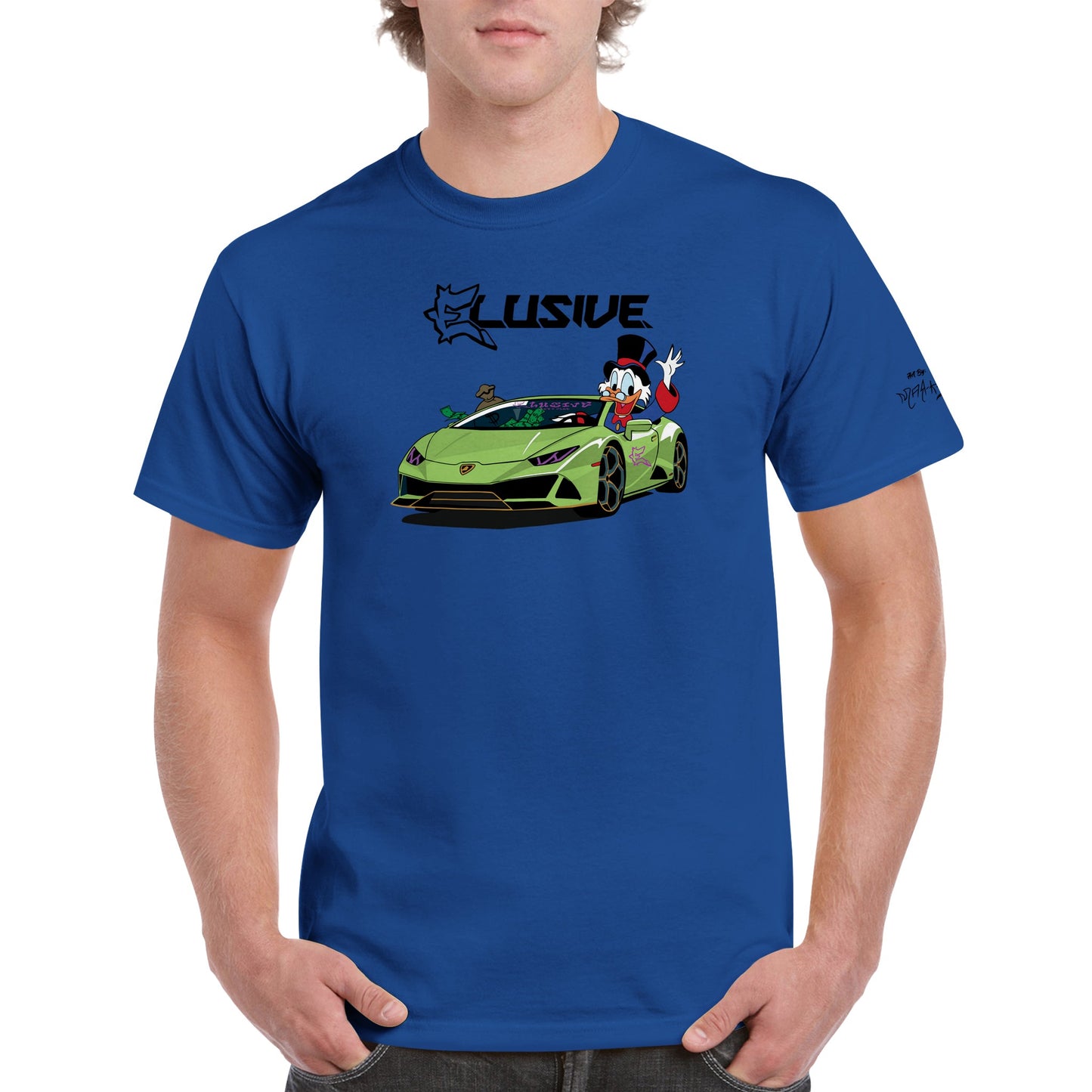 Lambo Scrooge Heavyweight Unisex Crewneck T-shirt