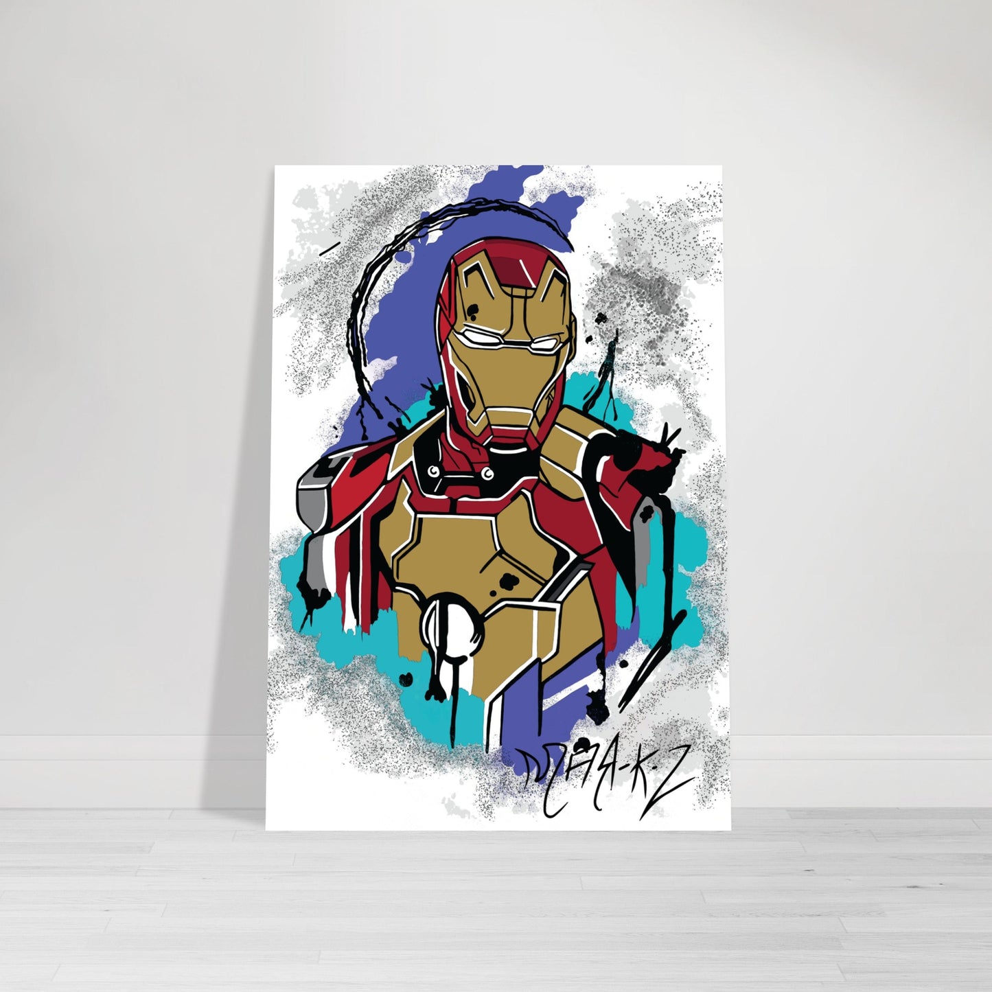 Custom Iron Man Classic Semi-Glossy Paper Poster