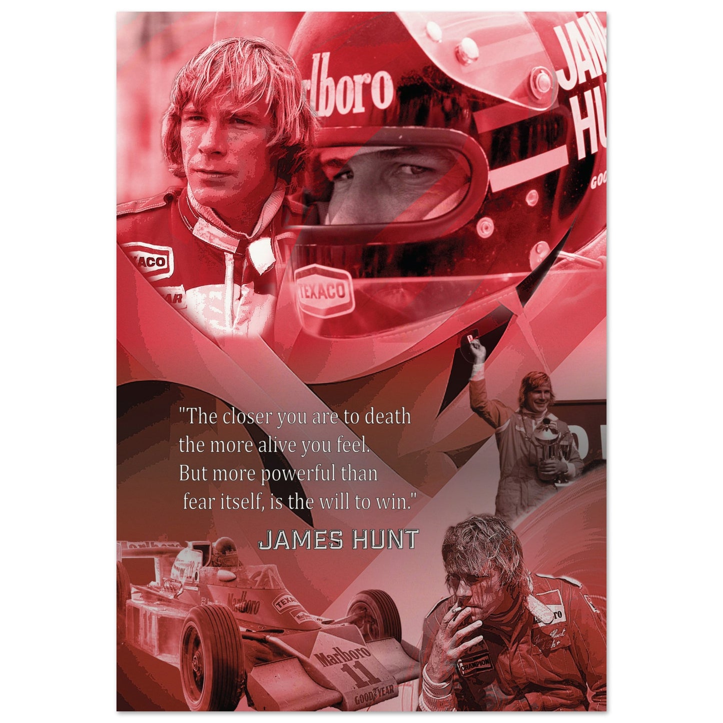 James Hunt Custom Tribute Museum-Quality Matte Paper Poster