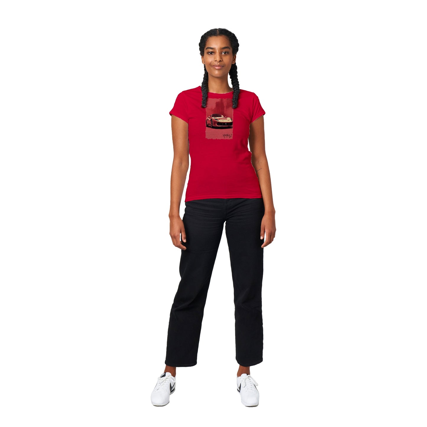 Ferrari in the Heat Classic Womens Crewneck T-shirt