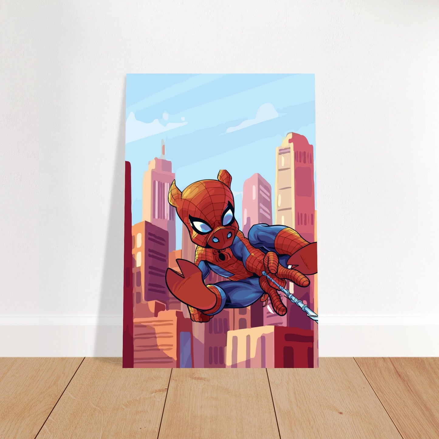 Spider-Pig Premium Semi-Glossy Paper Poster