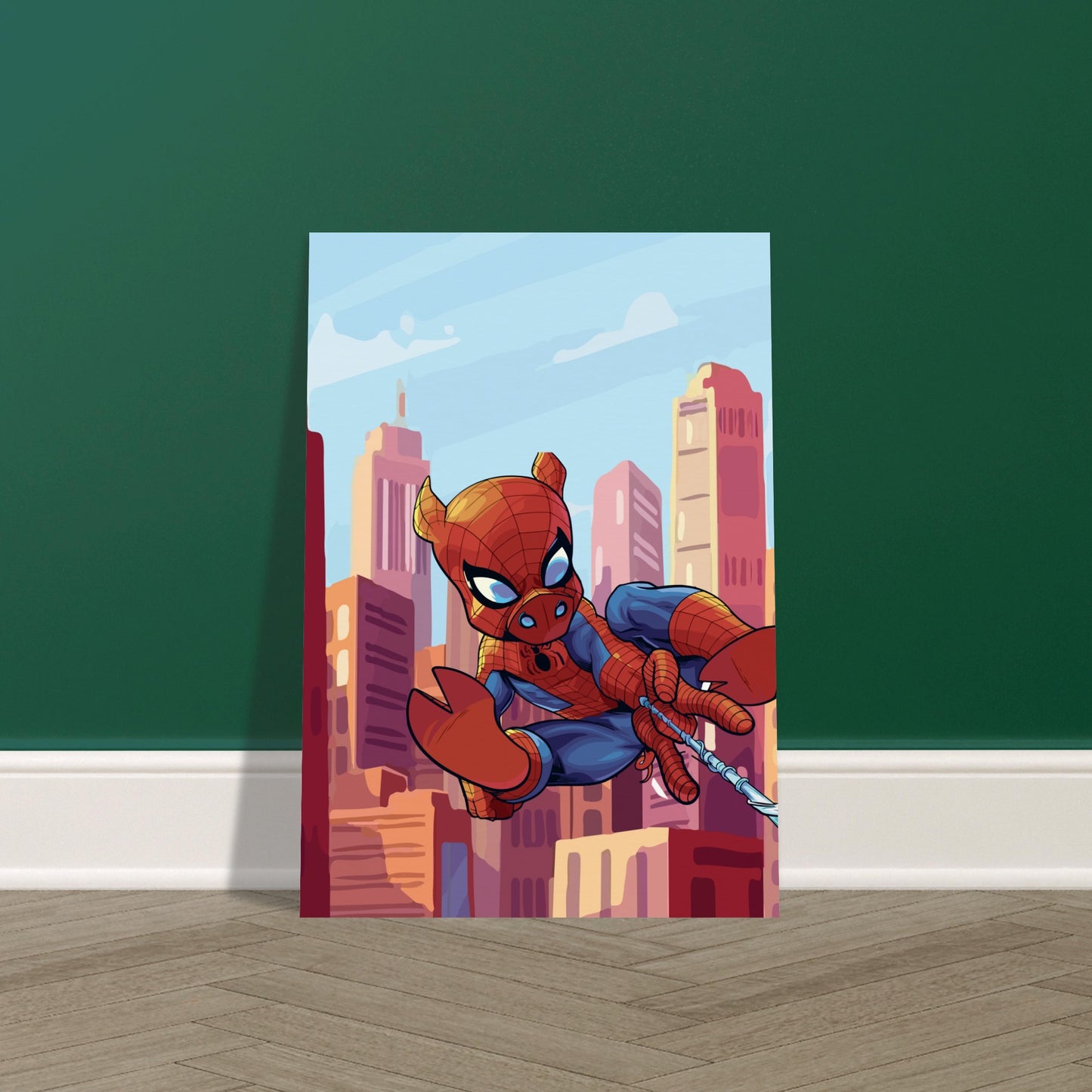 Spider-Pig Museum-Quality Matte Paper Poster