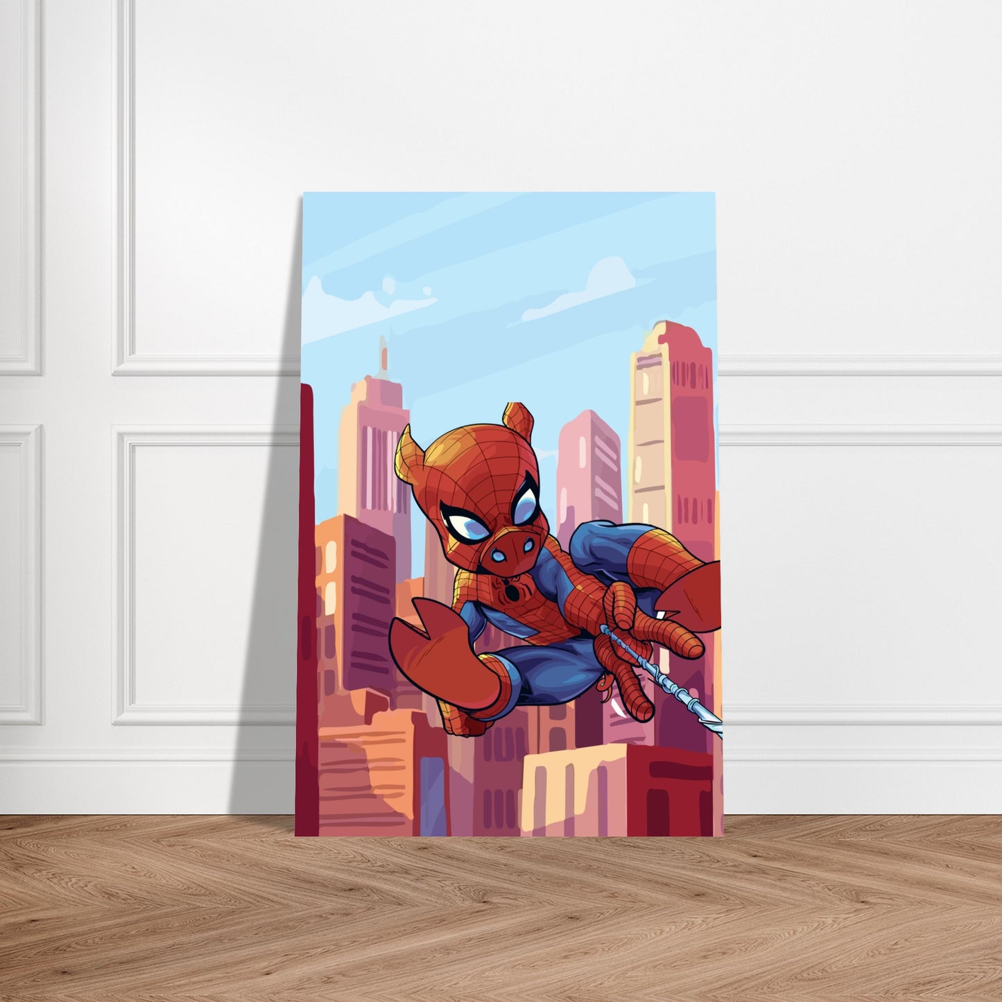 Spider-Pig Classic Semi-Glossy Paper Poster