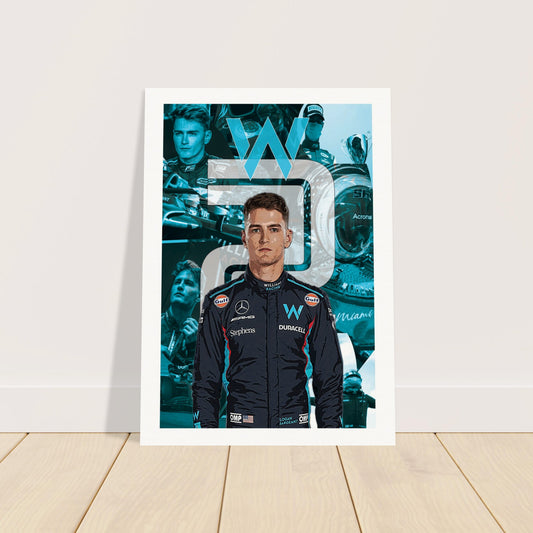 Logan Sargeant Custom Museum-Quality Matte Paper Poster