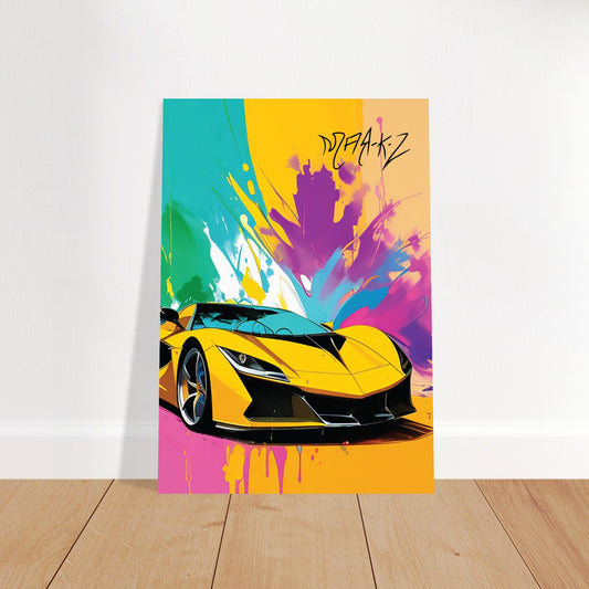 Supercar Delight Premium Semi-Glossy Paper Poster