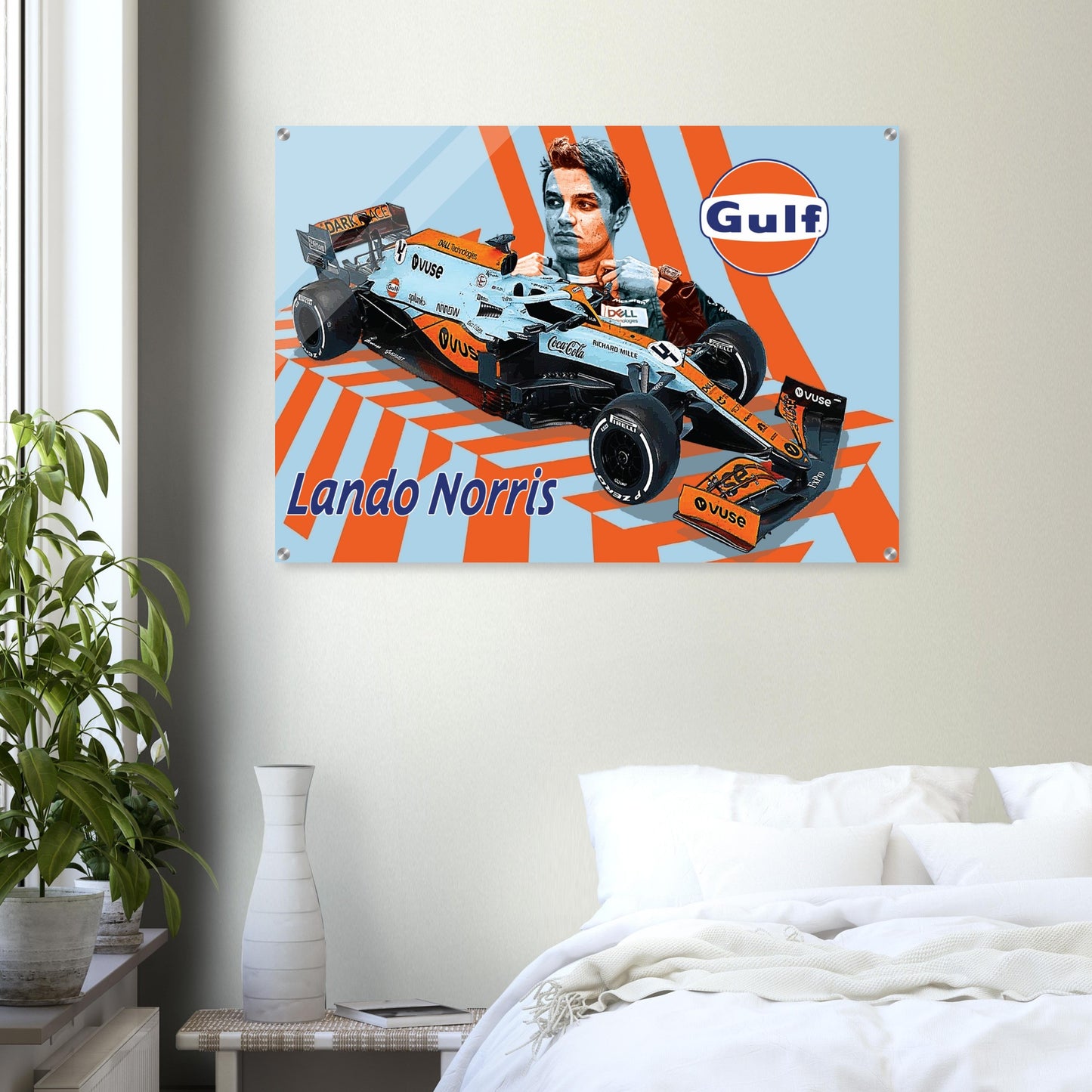 Lando Gulf Tribute Acrylic Print