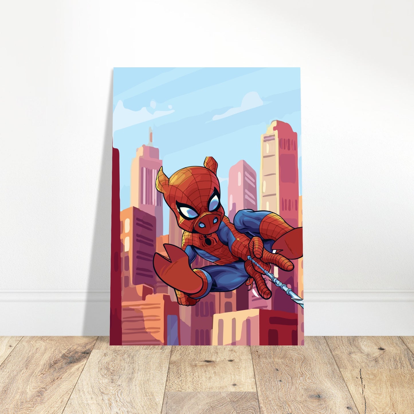 Spider-Pig Premium Semi-Glossy Paper Poster