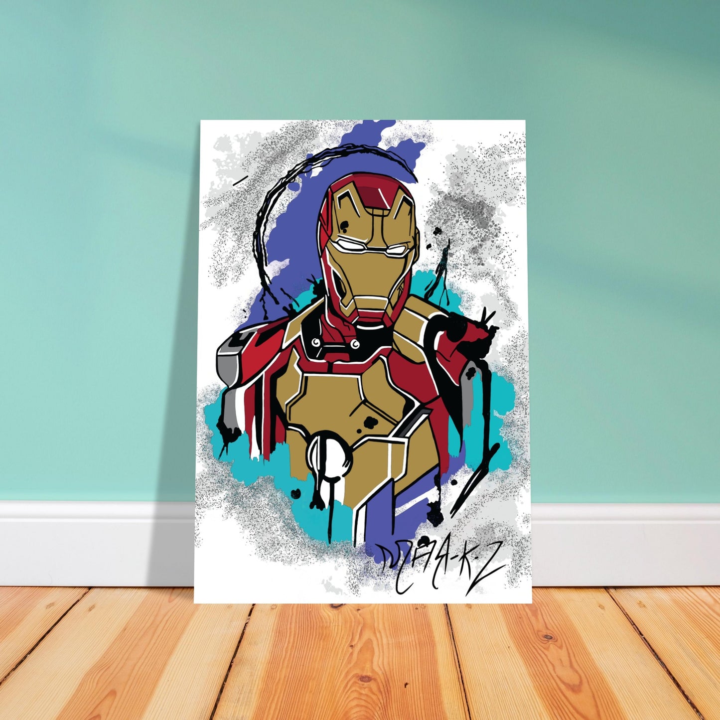 Custom Iron Man Premium Semi-Glossy Paper Poster