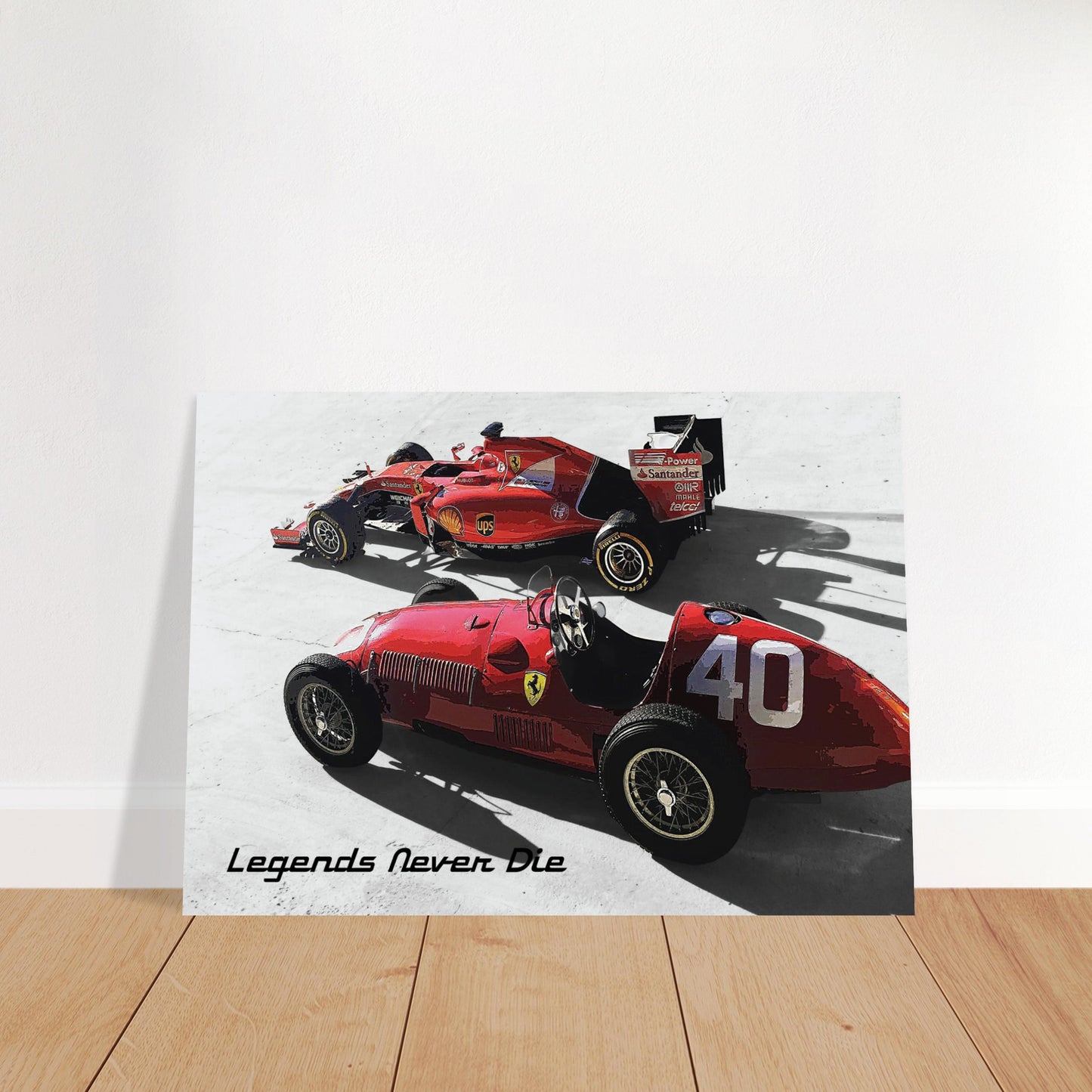 "Legends Never Die" Classic Semi-Glossy Paper Poster