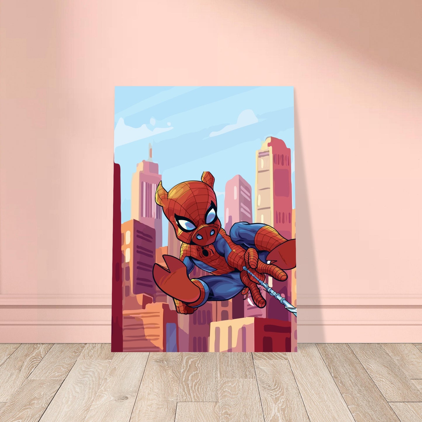 Spider-Pig Premium Semi-Glossy Paper Poster