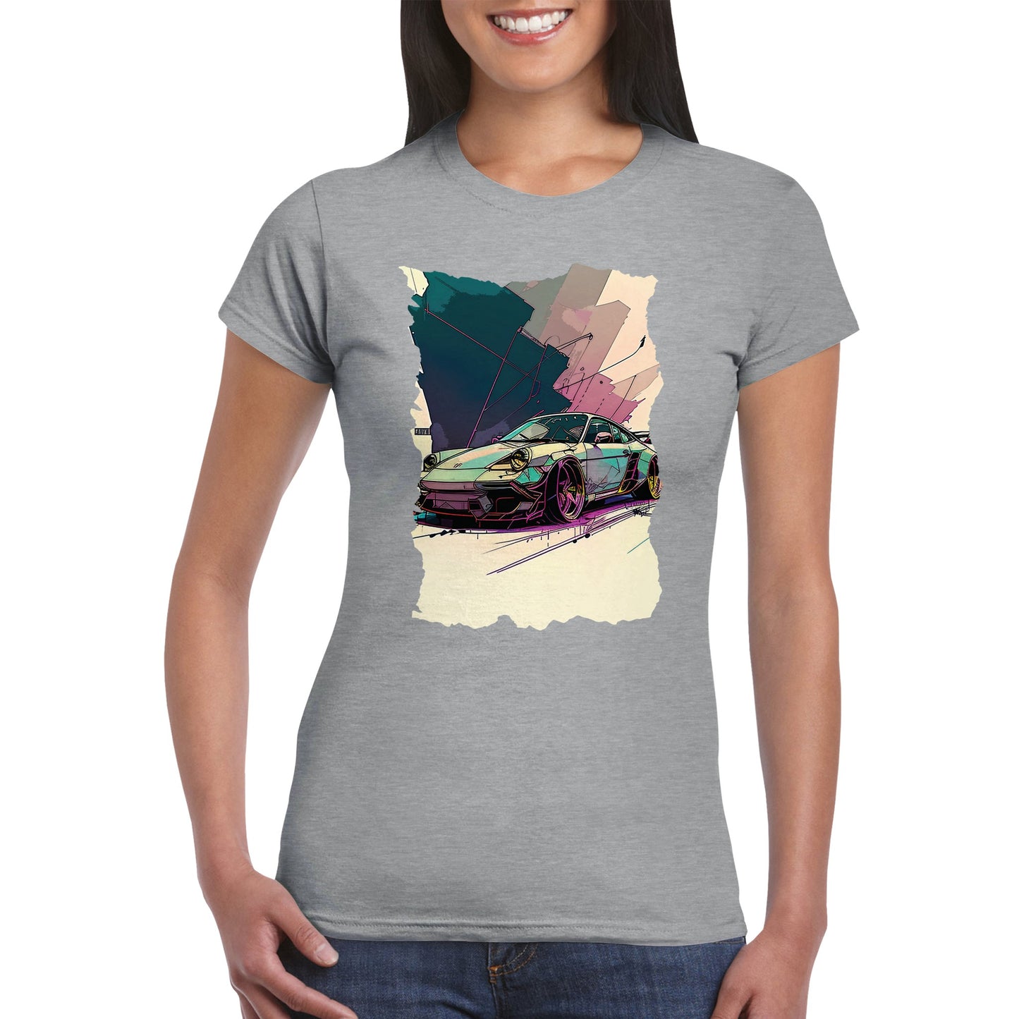 Crusin' 911 Classic Womens Crewneck T-shirt