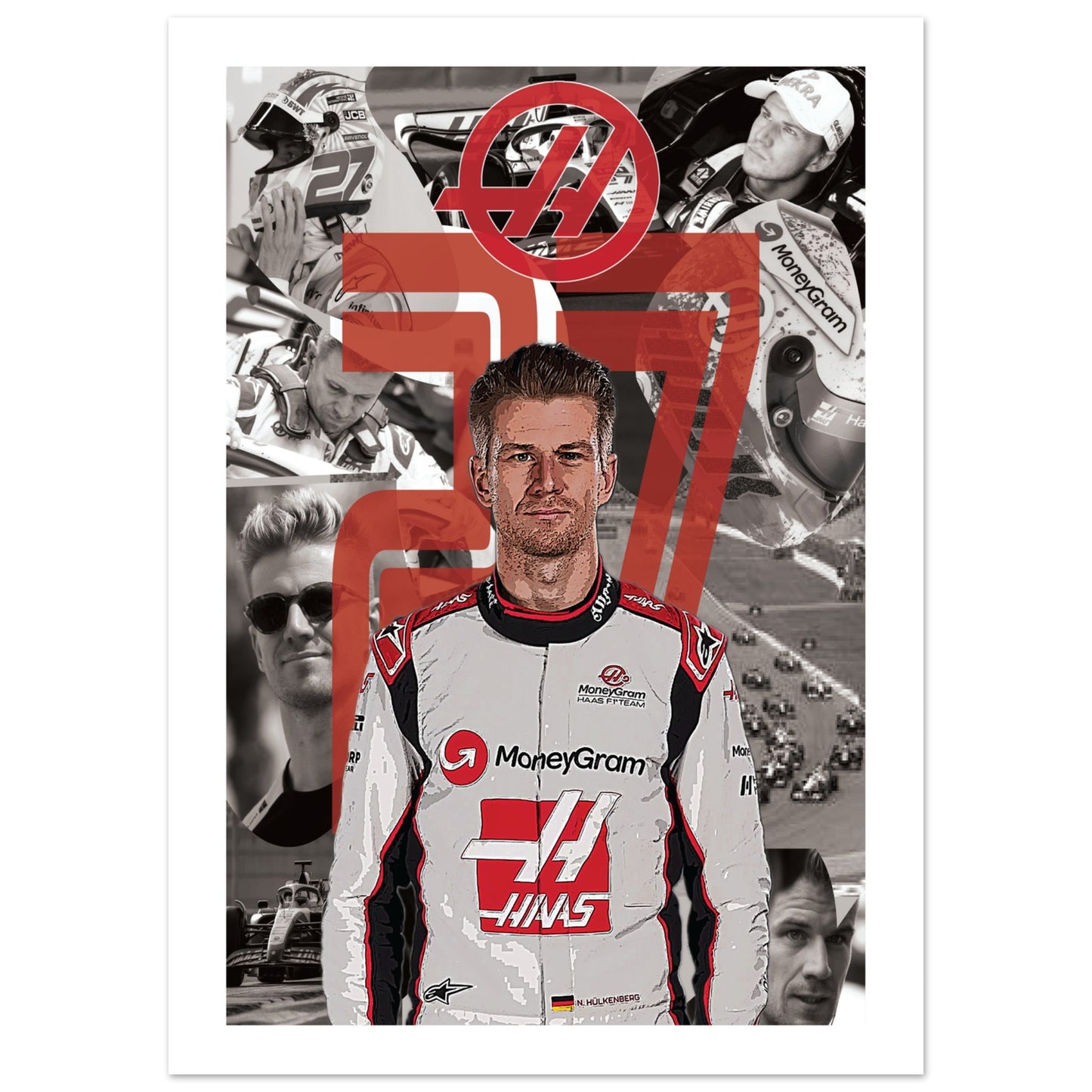 Nico Hulkenberg Custom Premium Semi-Glossy Paper Poster