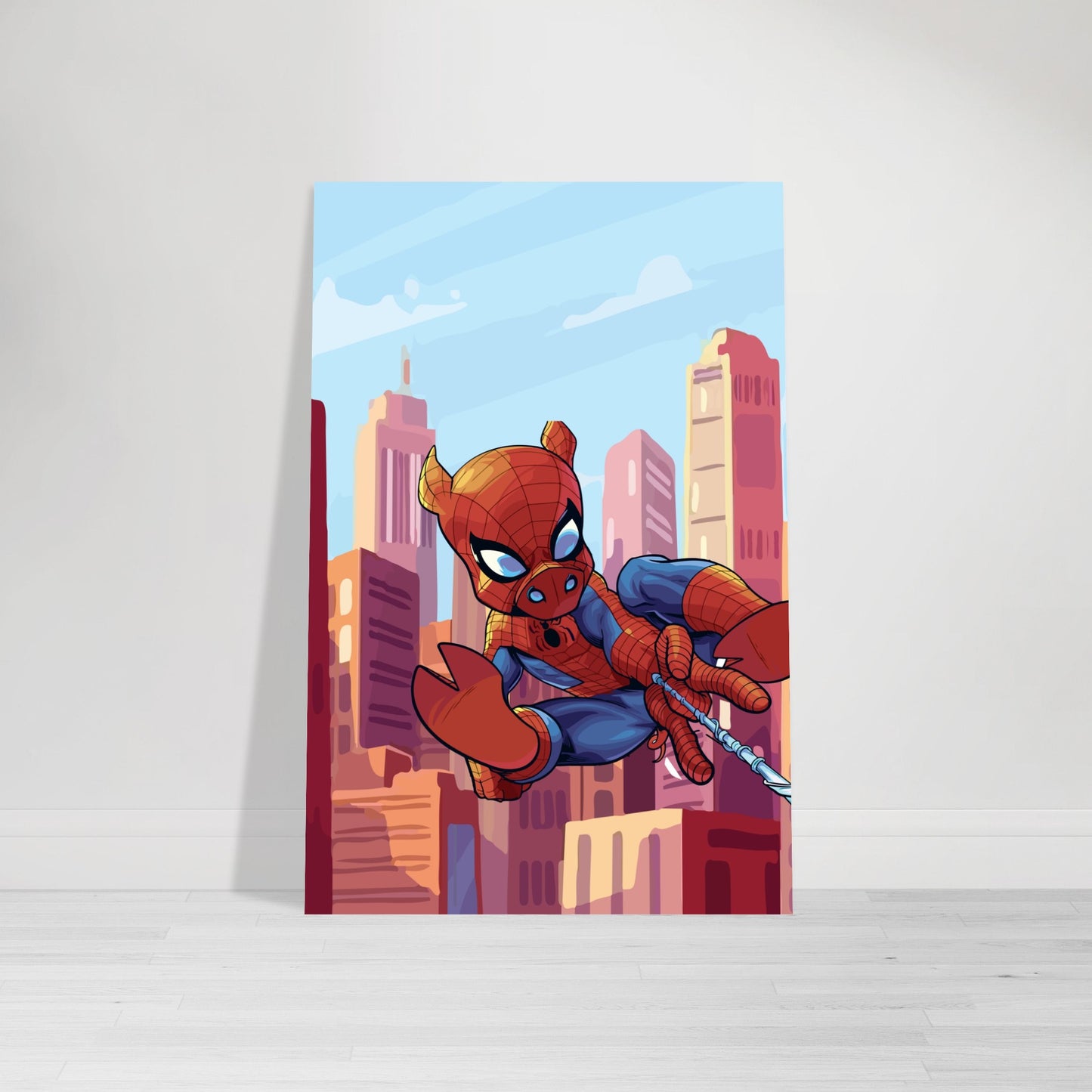 Spider-Pig Classic Semi-Glossy Paper Poster