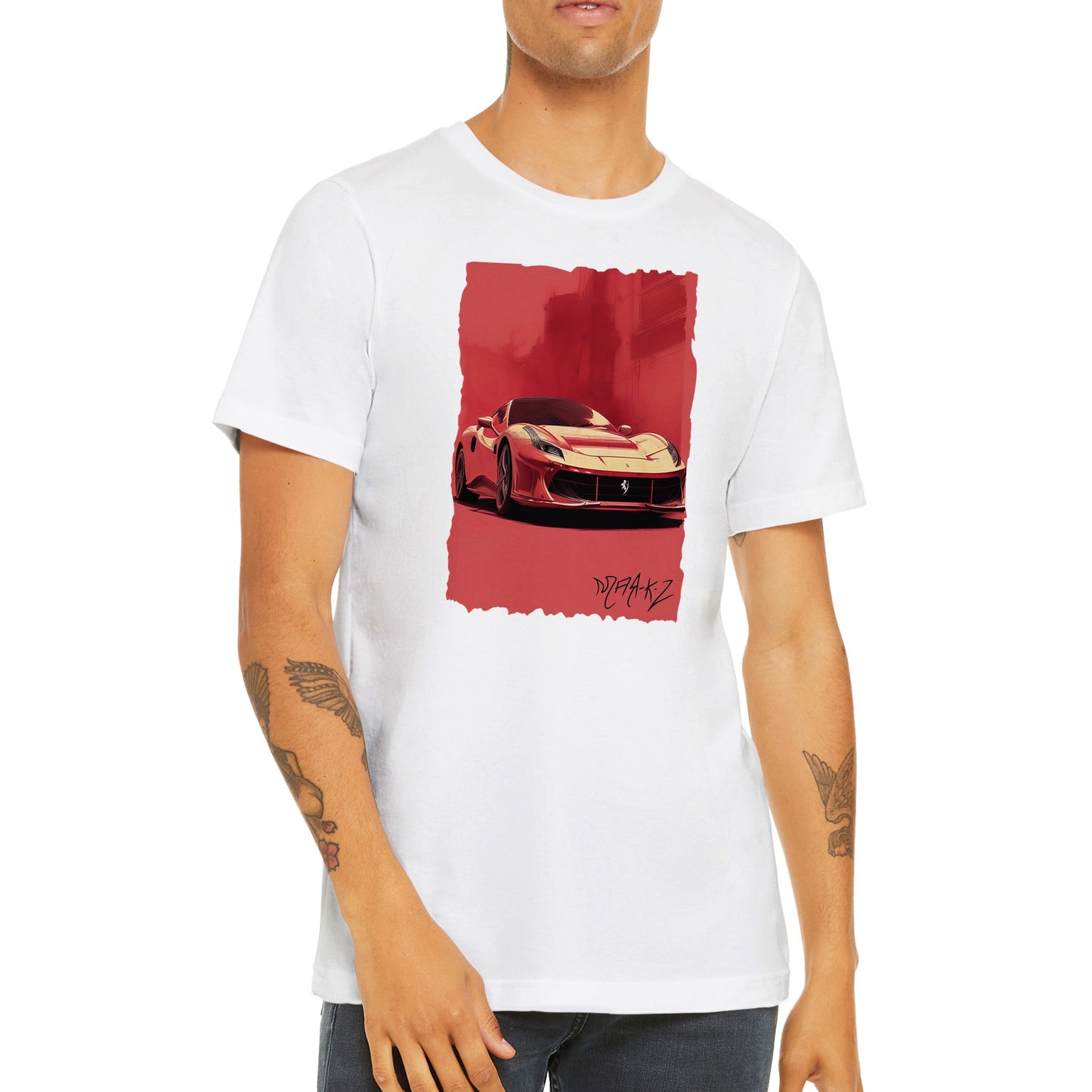 Ferrari in the Heat Premium Unisex Crewneck T-shirt