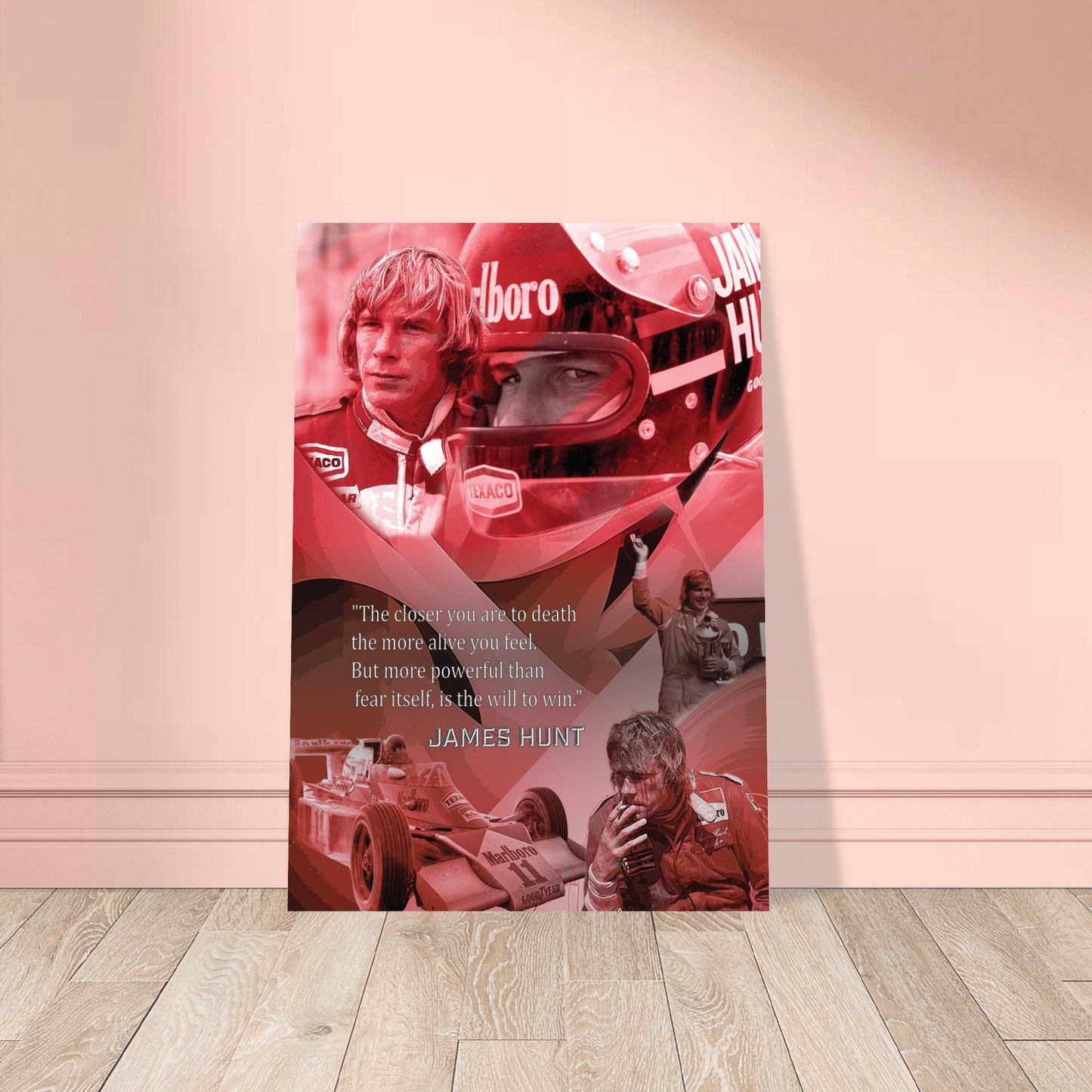 James Hunt Custom Tribute Premium Semi-Glossy Paper Poster