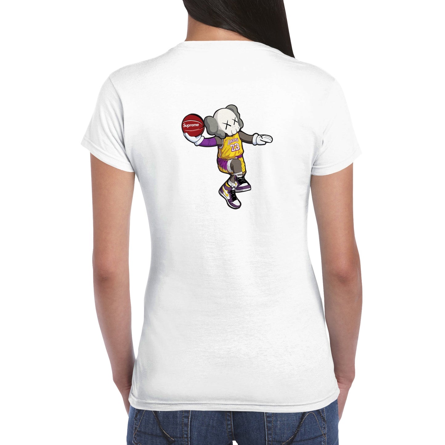 Kaws Dunk Classic Womens Crewneck T-shirt