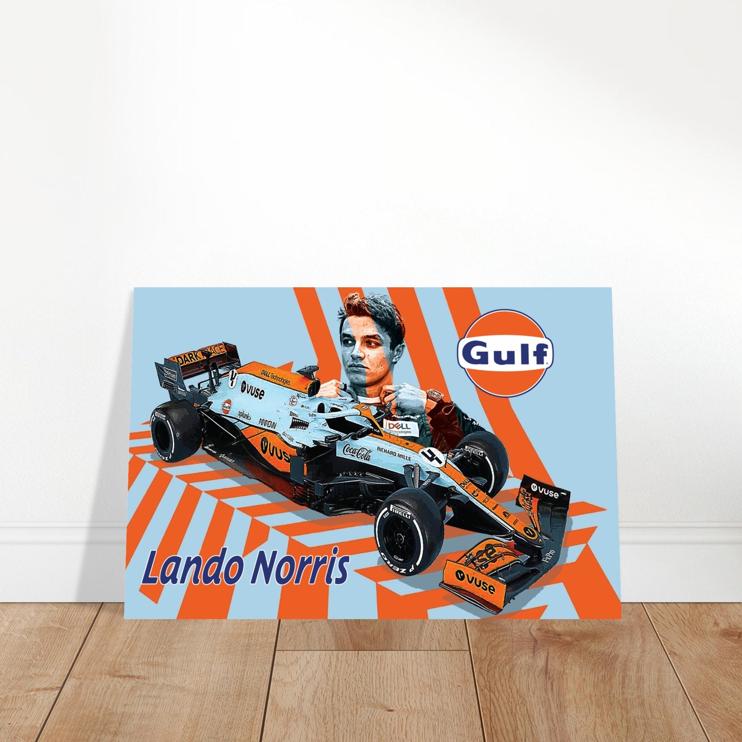 Lando Gulf Tribute Classic Semi-Glossy Paper Poster