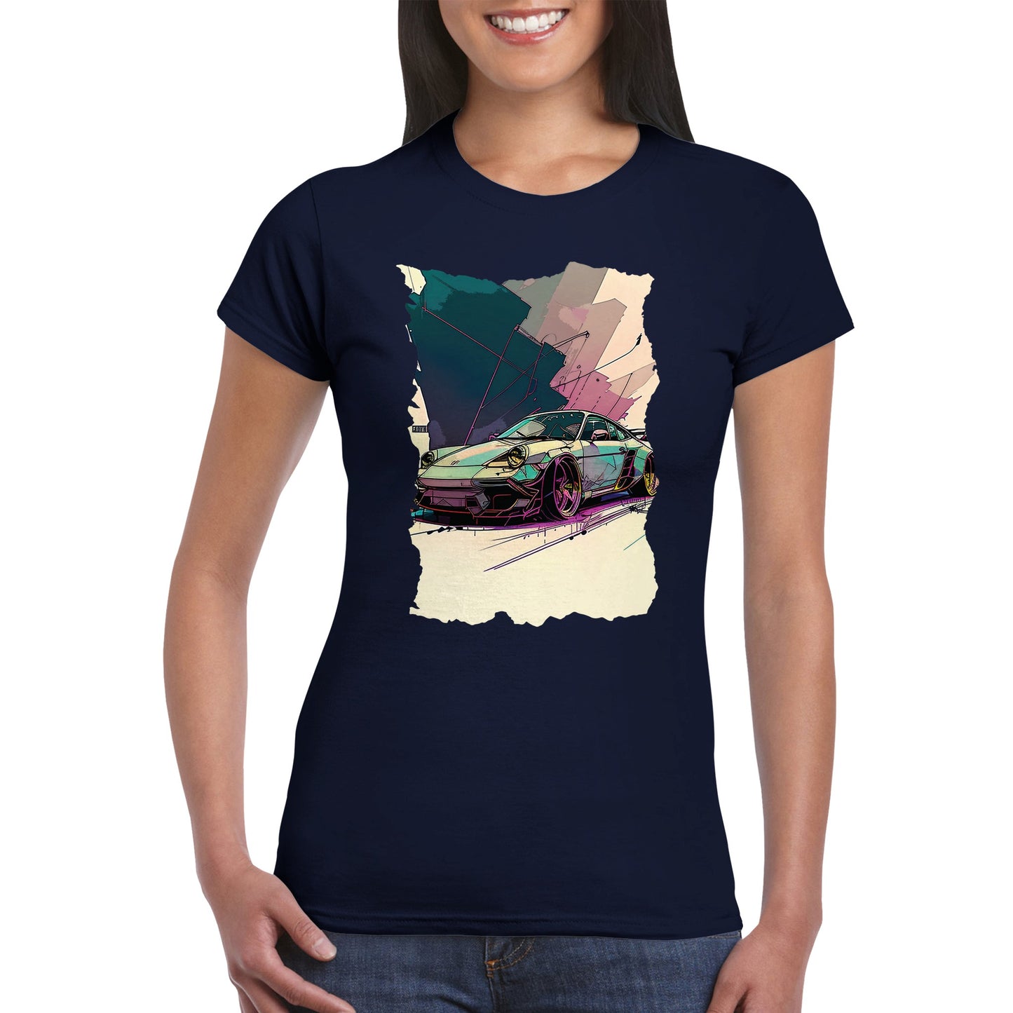 Crusin' 911 Classic Womens Crewneck T-shirt