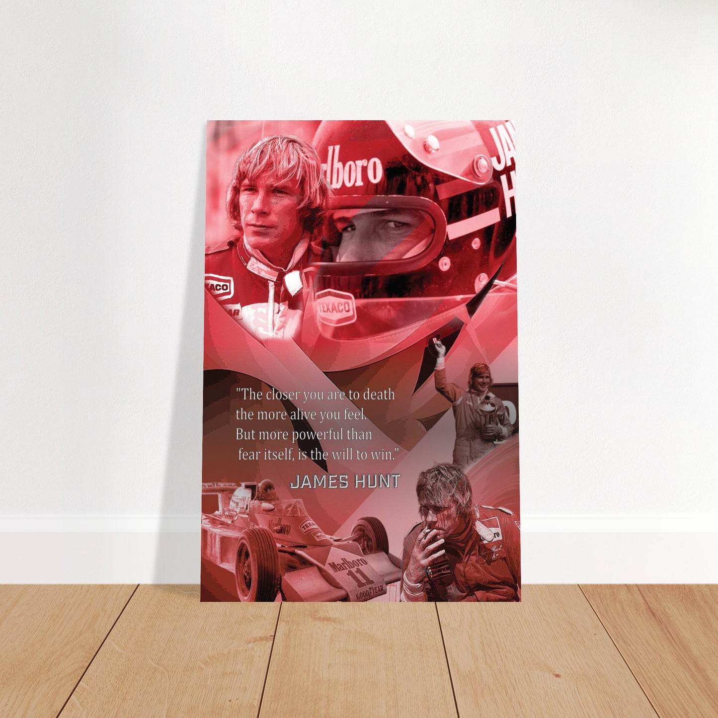 James Hunt Custom Tribute Premium Semi-Glossy Paper Poster