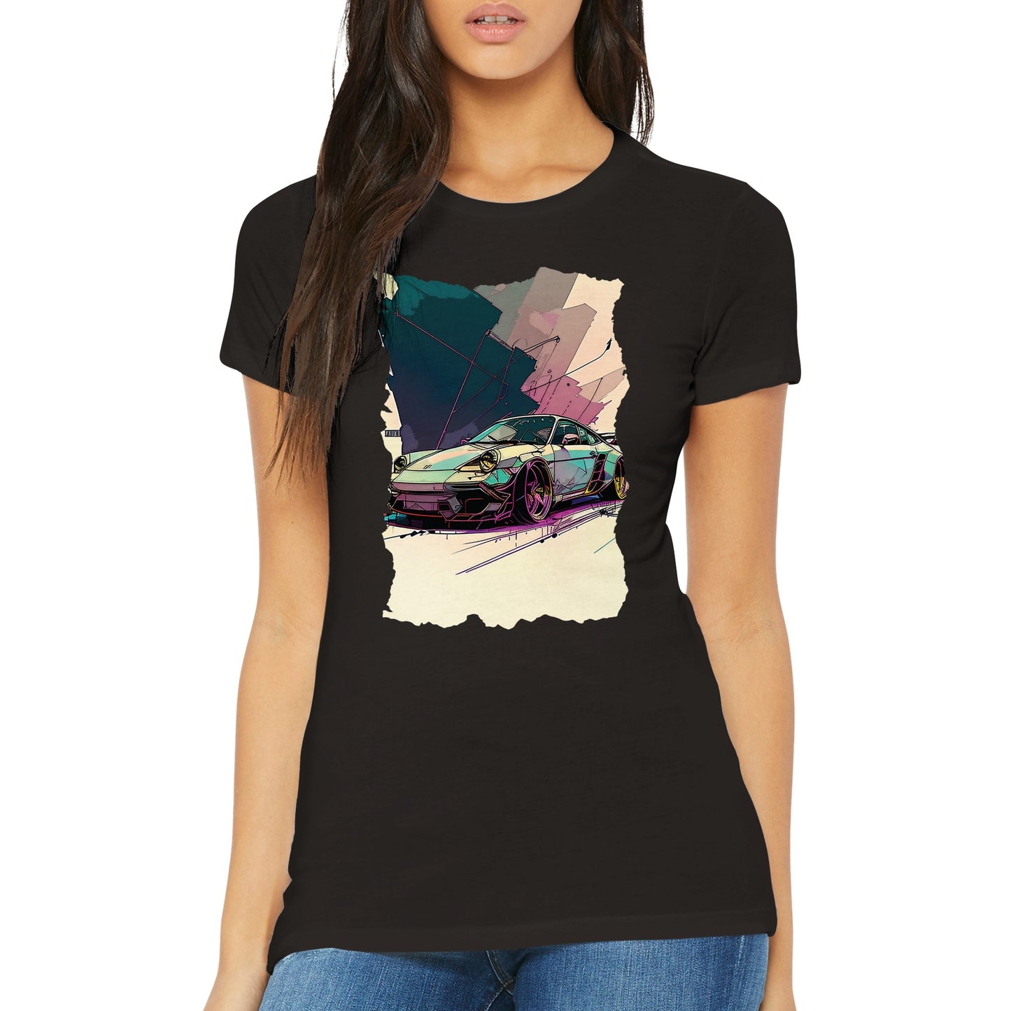 Crusin' 911 Premium Womens Crewneck T-shirt