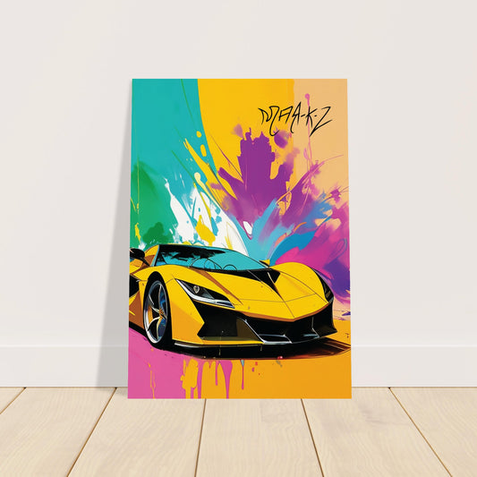 Supercar Delight Museum-Quality Matte Paper Poster