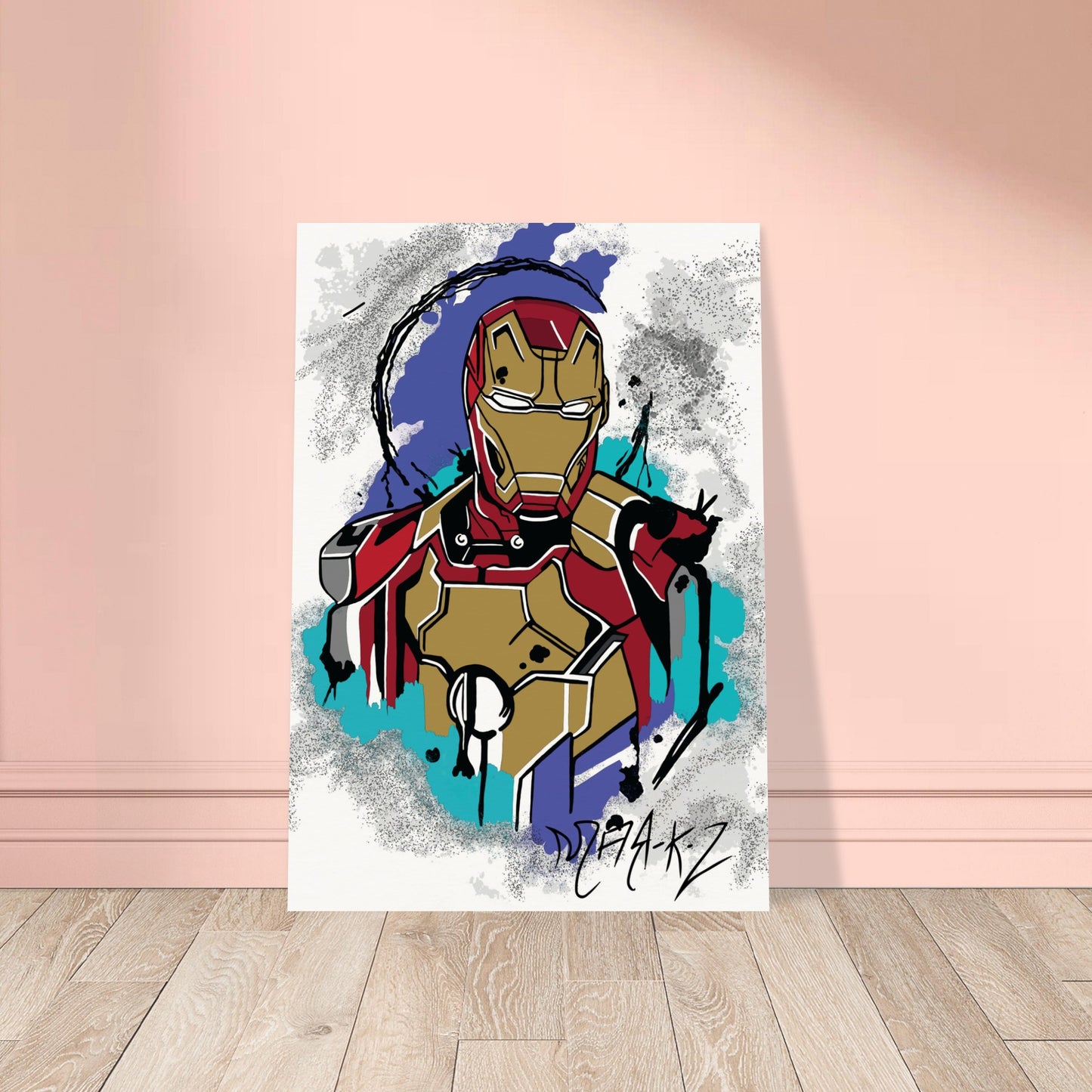 Custom Iron Man Museum-Quality Matte Paper Poster