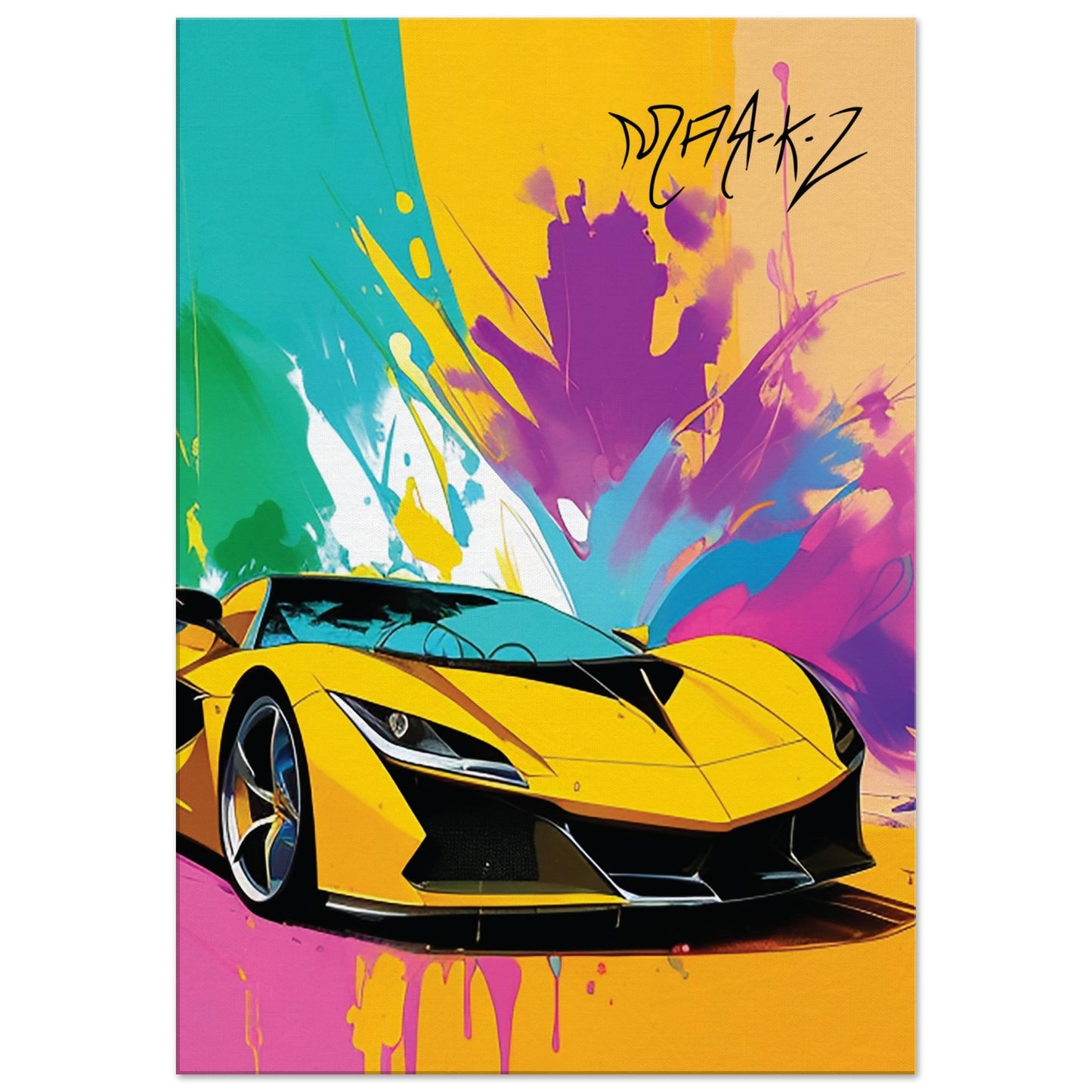 Supercar Delight Canvas