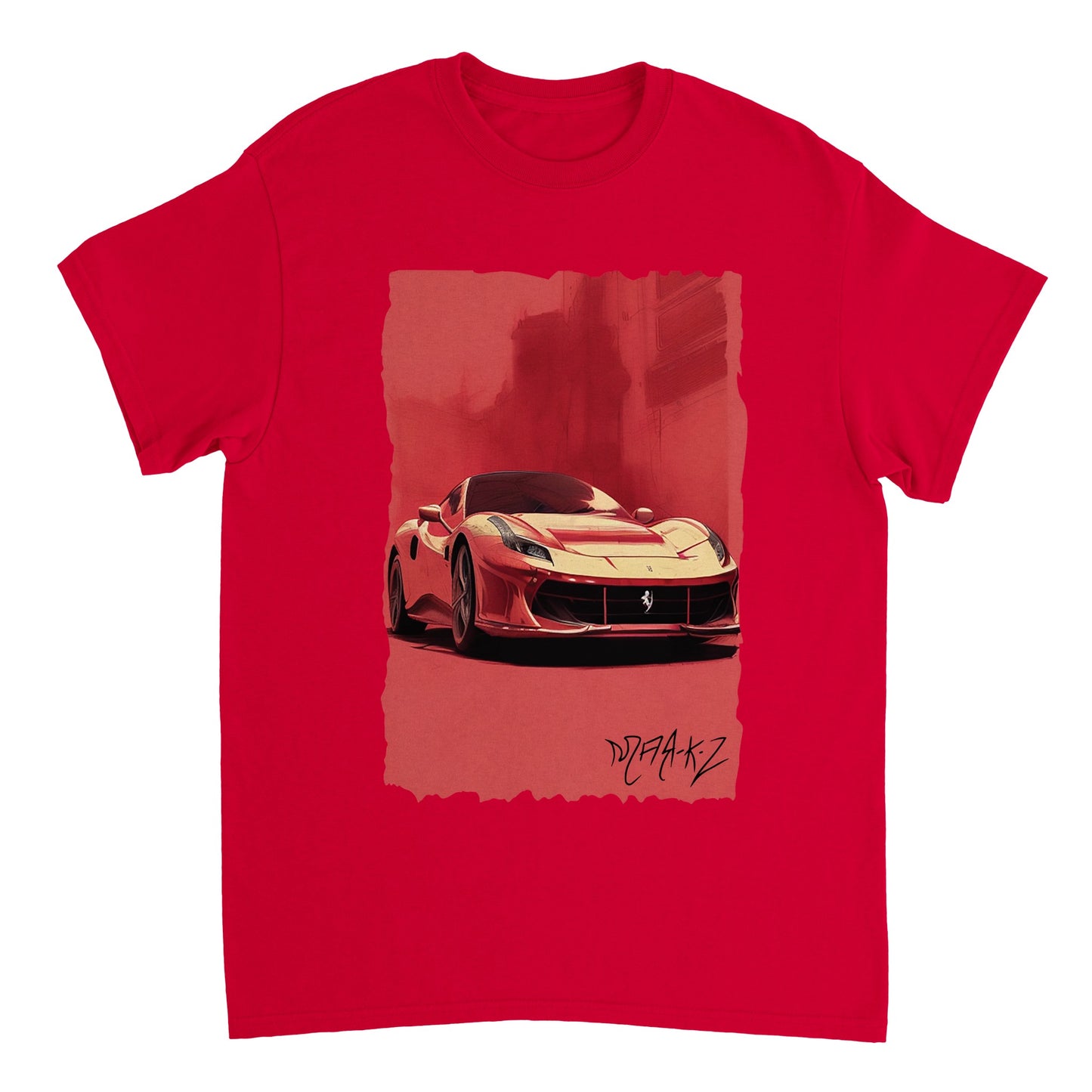 Ferrari in the Heat Heavyweight Unisex Crewneck T-shirt