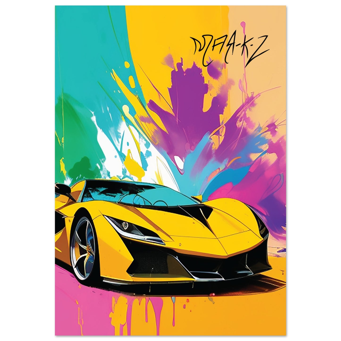 Supercar Delight Classic Semi-Glossy Paper Poster