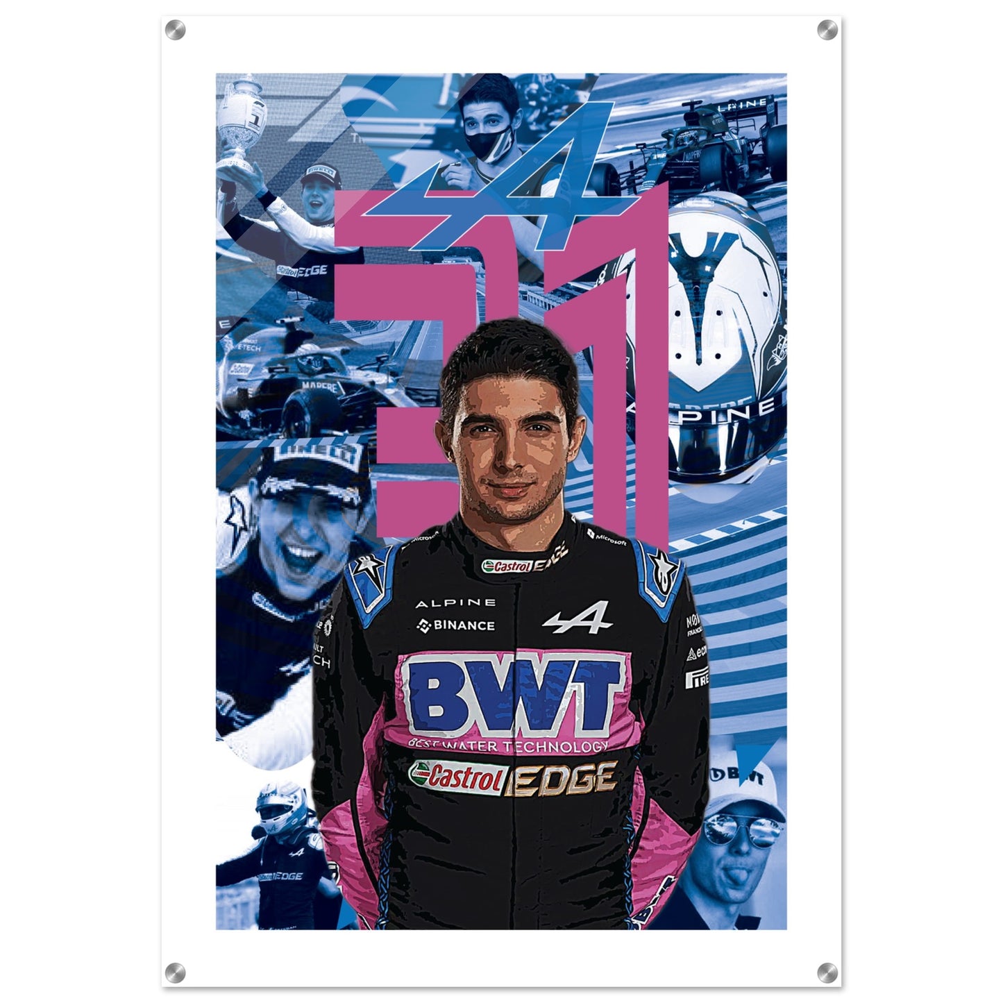 Esteban Ocon Custom Acrylic Print