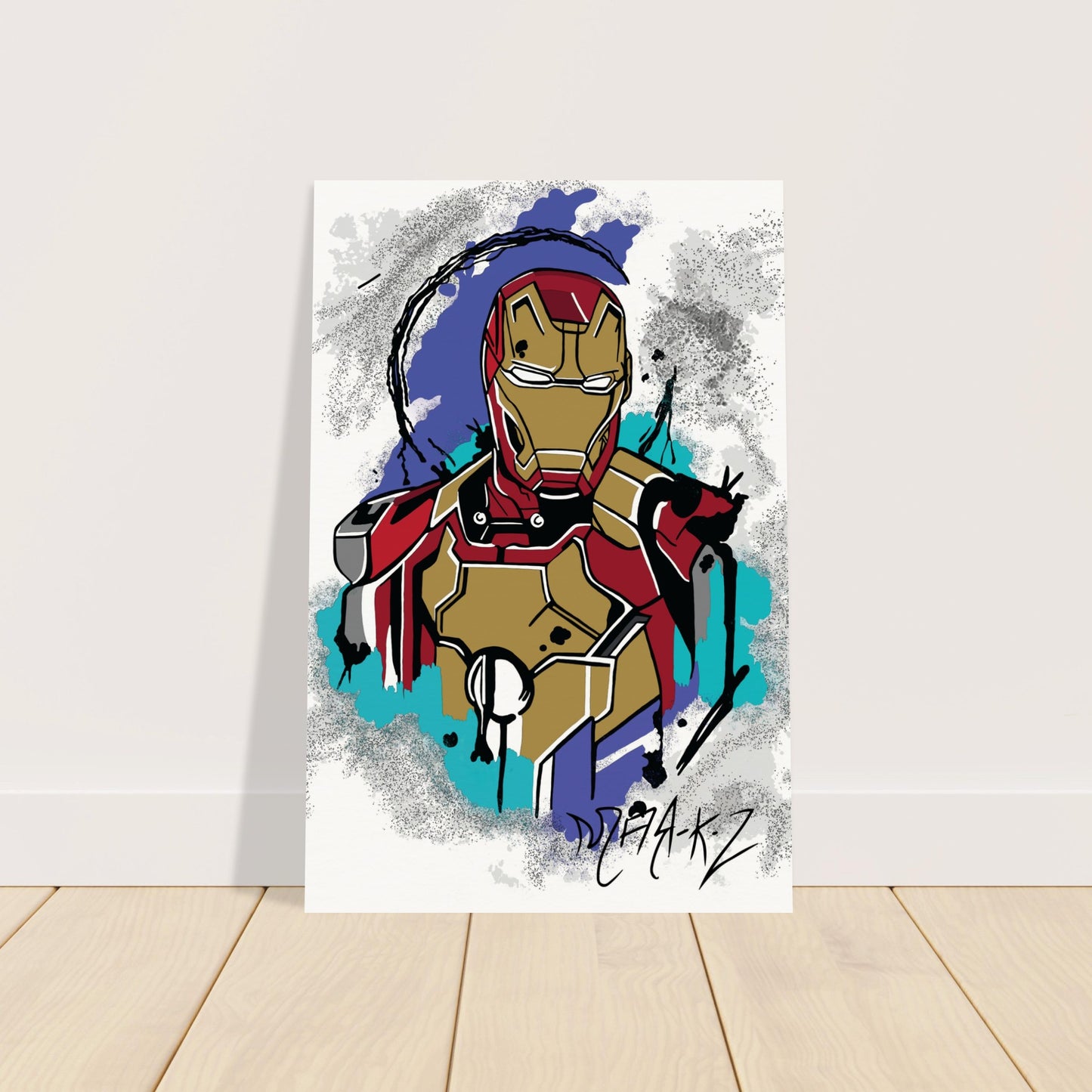 Custom Iron Man Museum-Quality Matte Paper Poster